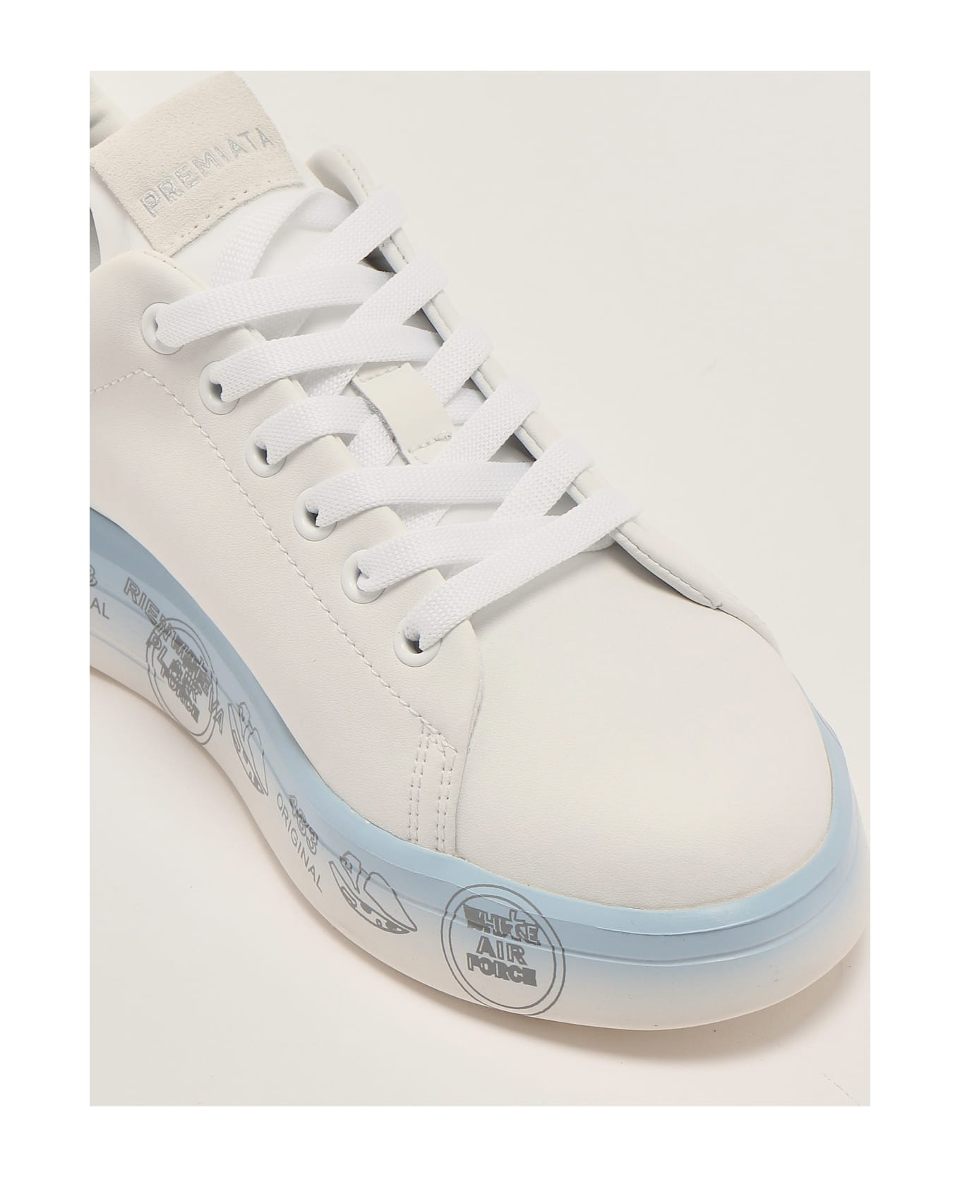 Premiata Belle Sneaker - BIANCO CELESTE