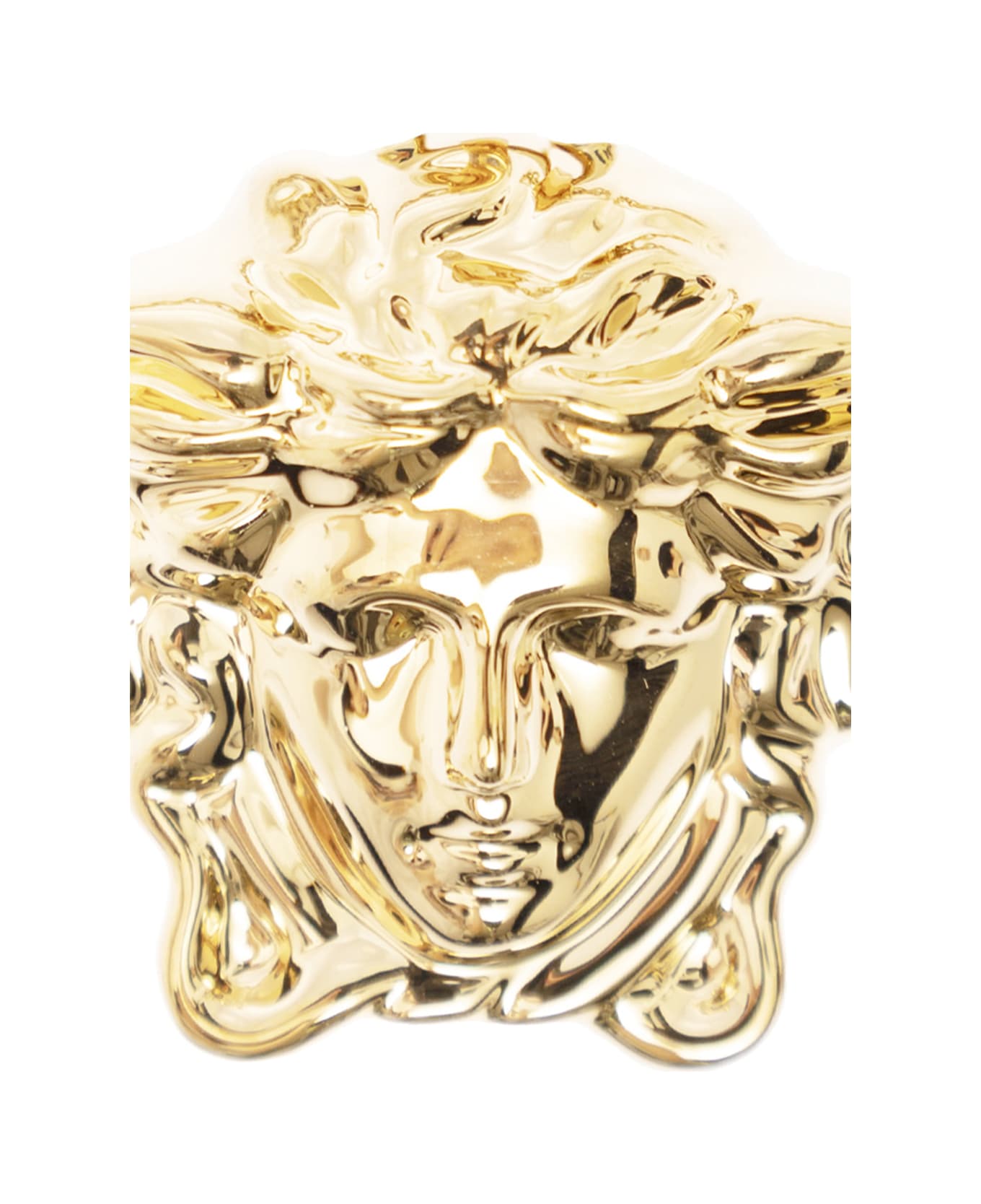 Versace Woman's Medusa Gold Metal Earrings - Metallic