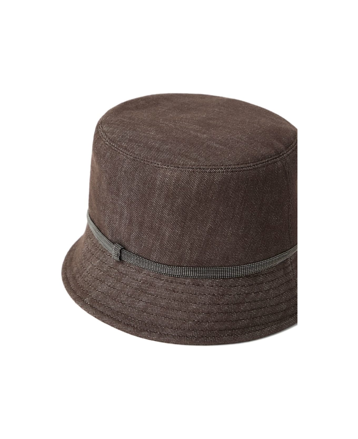 Brunello Cucinelli Cotton Bucket Hat - Brown