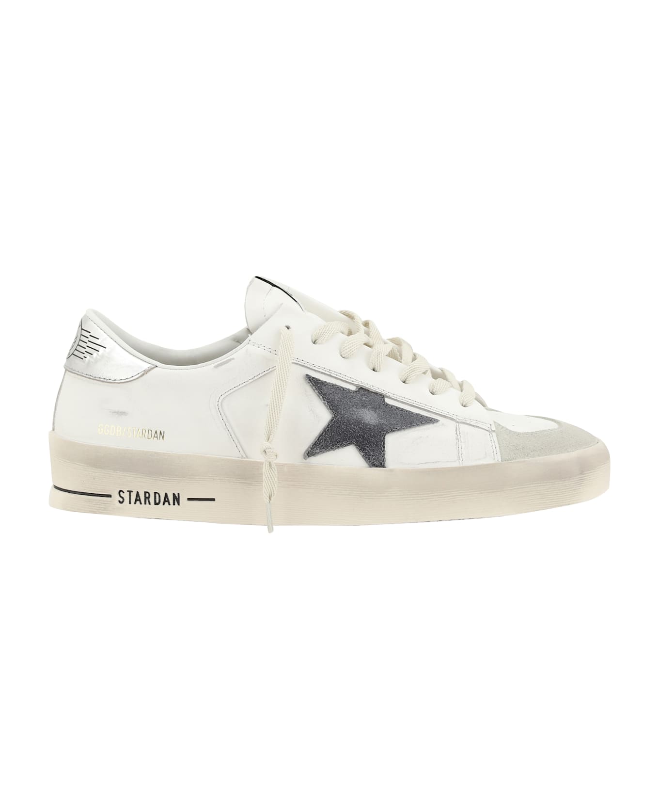 Golden Goose Stardan Sneakers - White/grey/silver