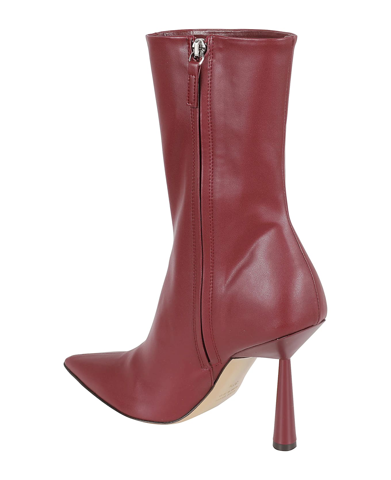 GIA BORGHINI Ros 7 Boots - Bordeaux