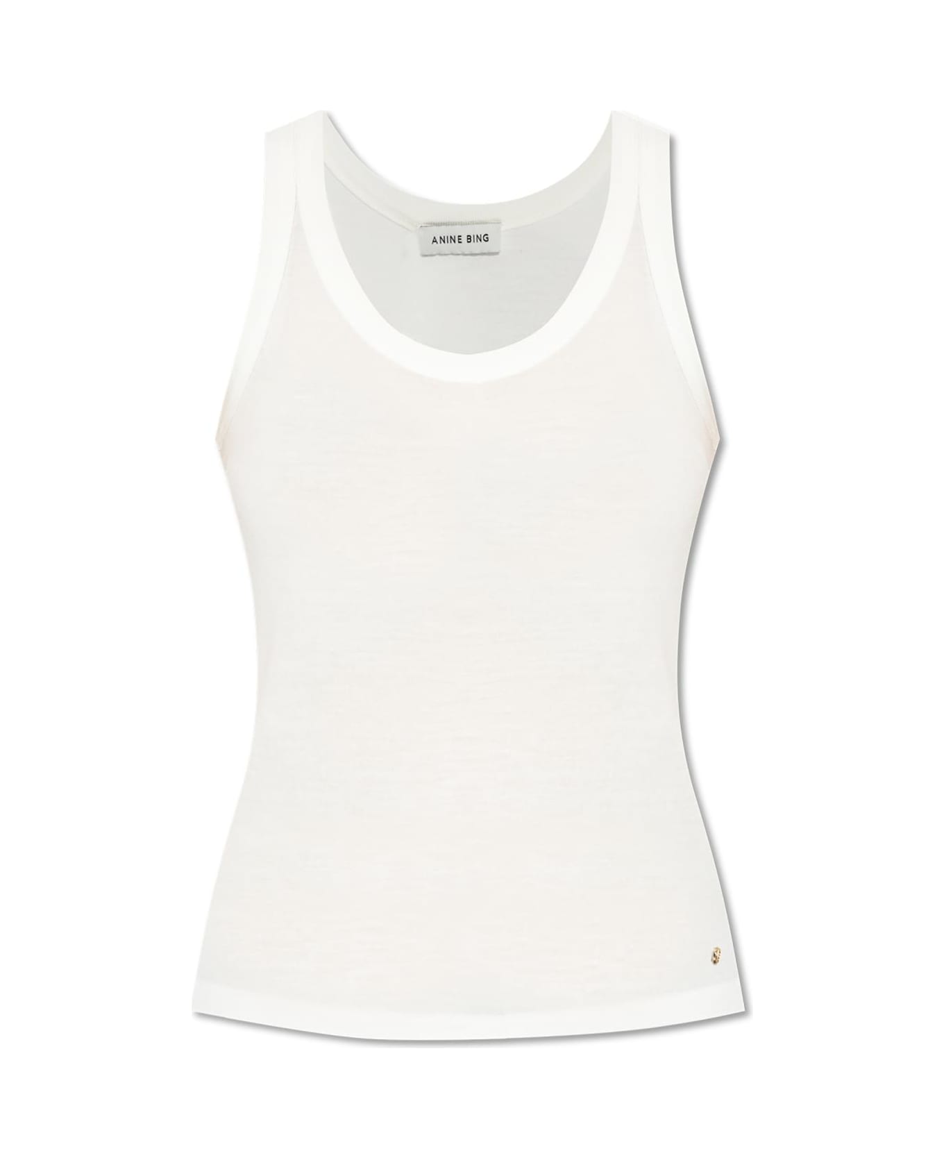 Anine Bing Round-neck Top - off white