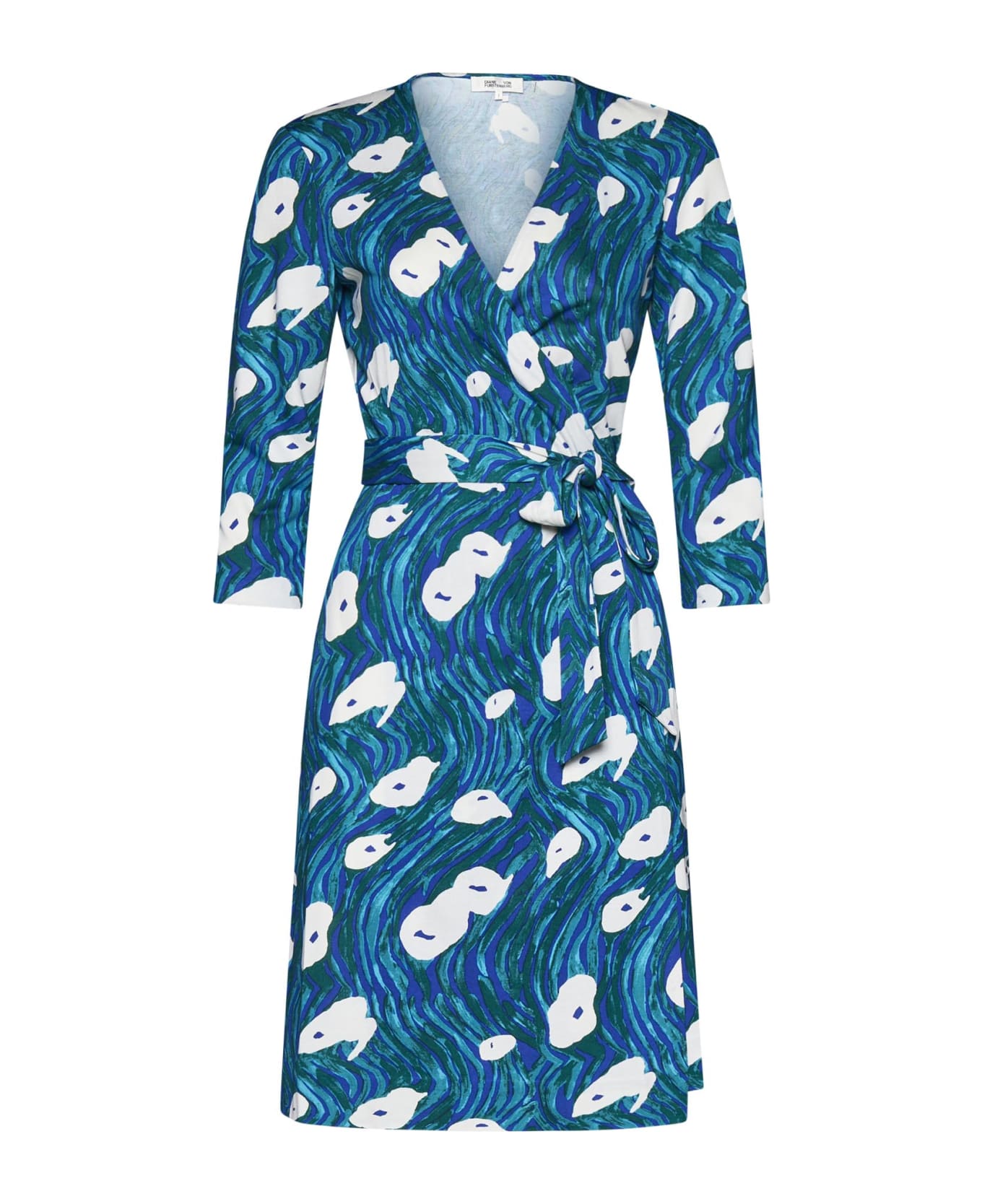 Diane Von Furstenberg Dress - Ocean tide quetzal green ワンピース＆ドレス