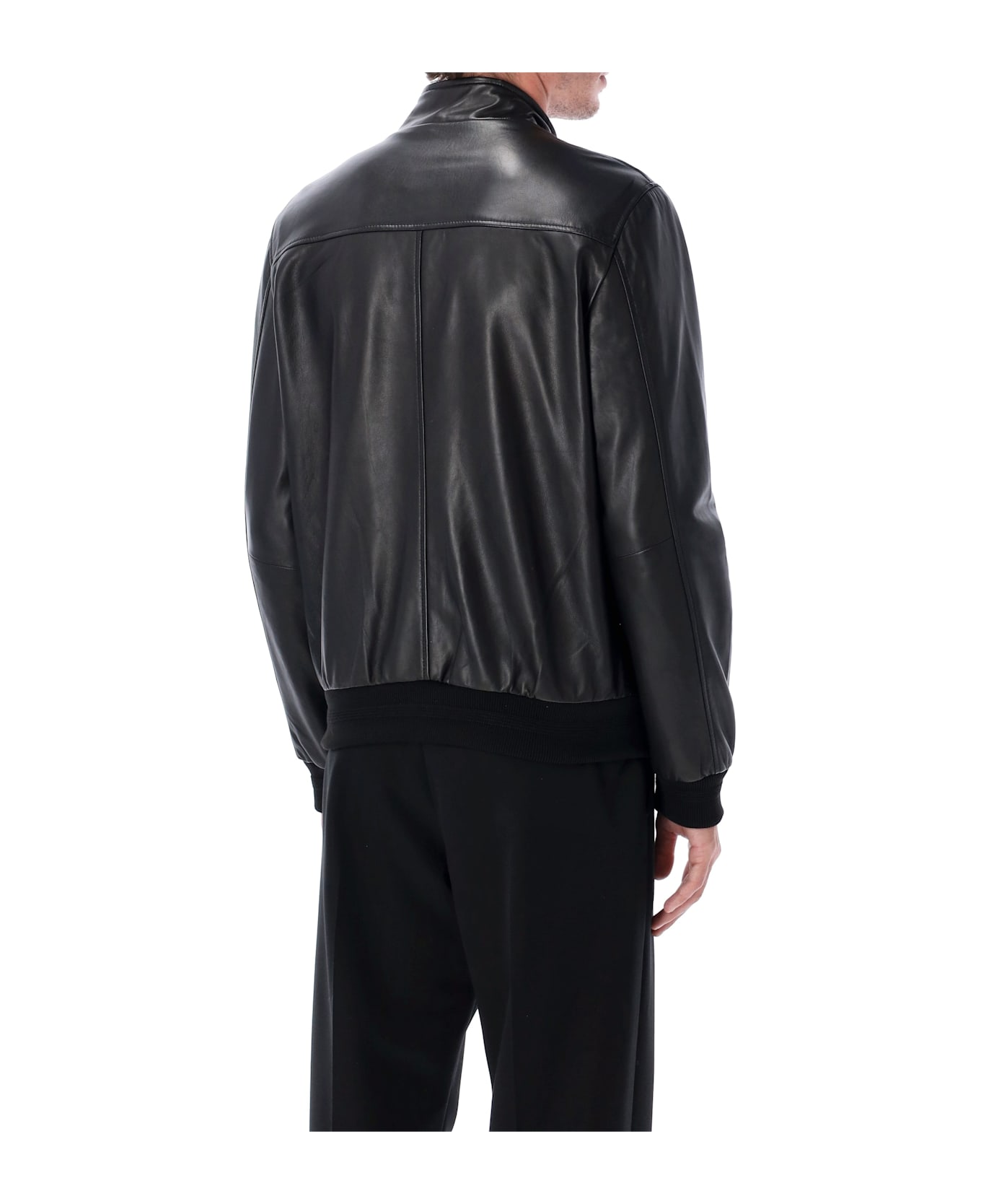 S.W.O.R.D 6.6.44 Sword Leather Jacket - BLACK