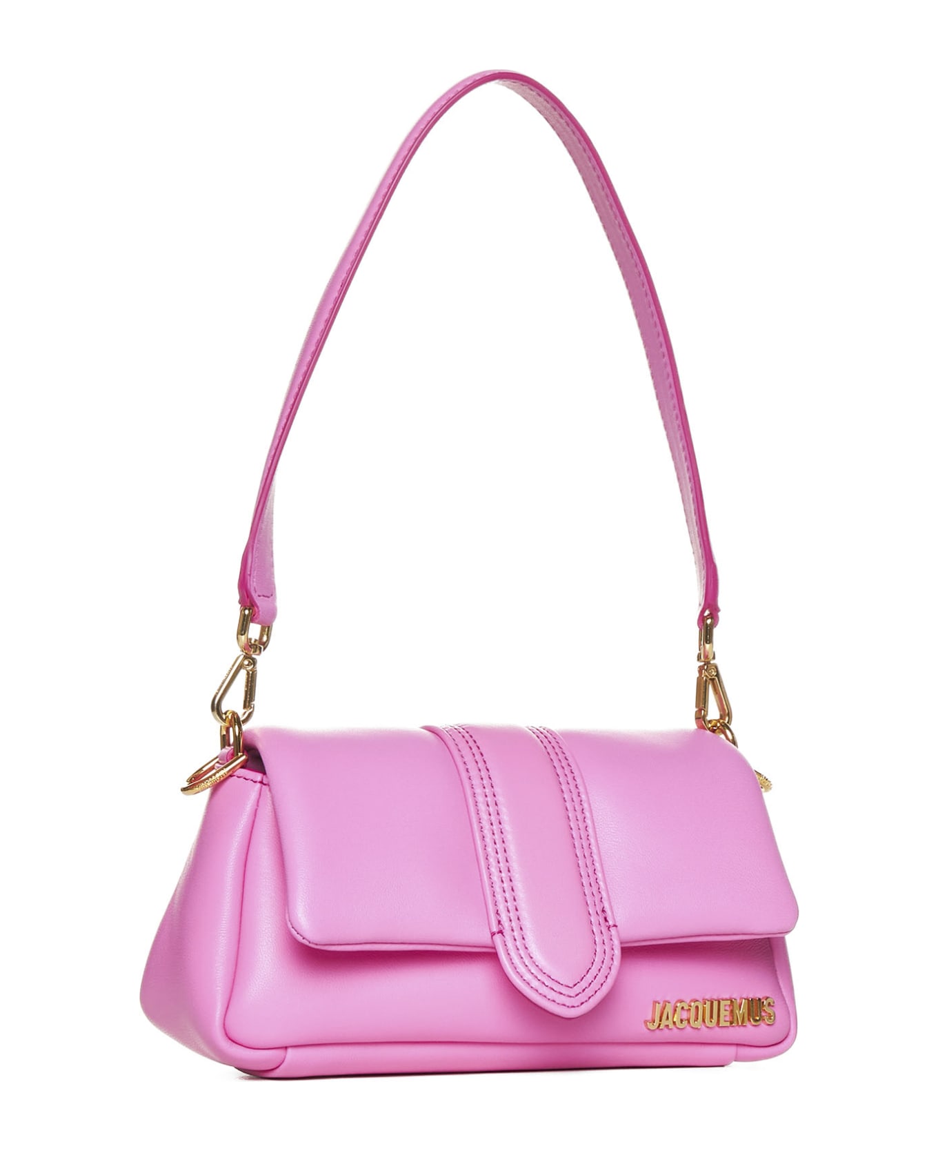 Jacquemus Le Petit Bambimou Leather Shoulder Bag - Neon pink