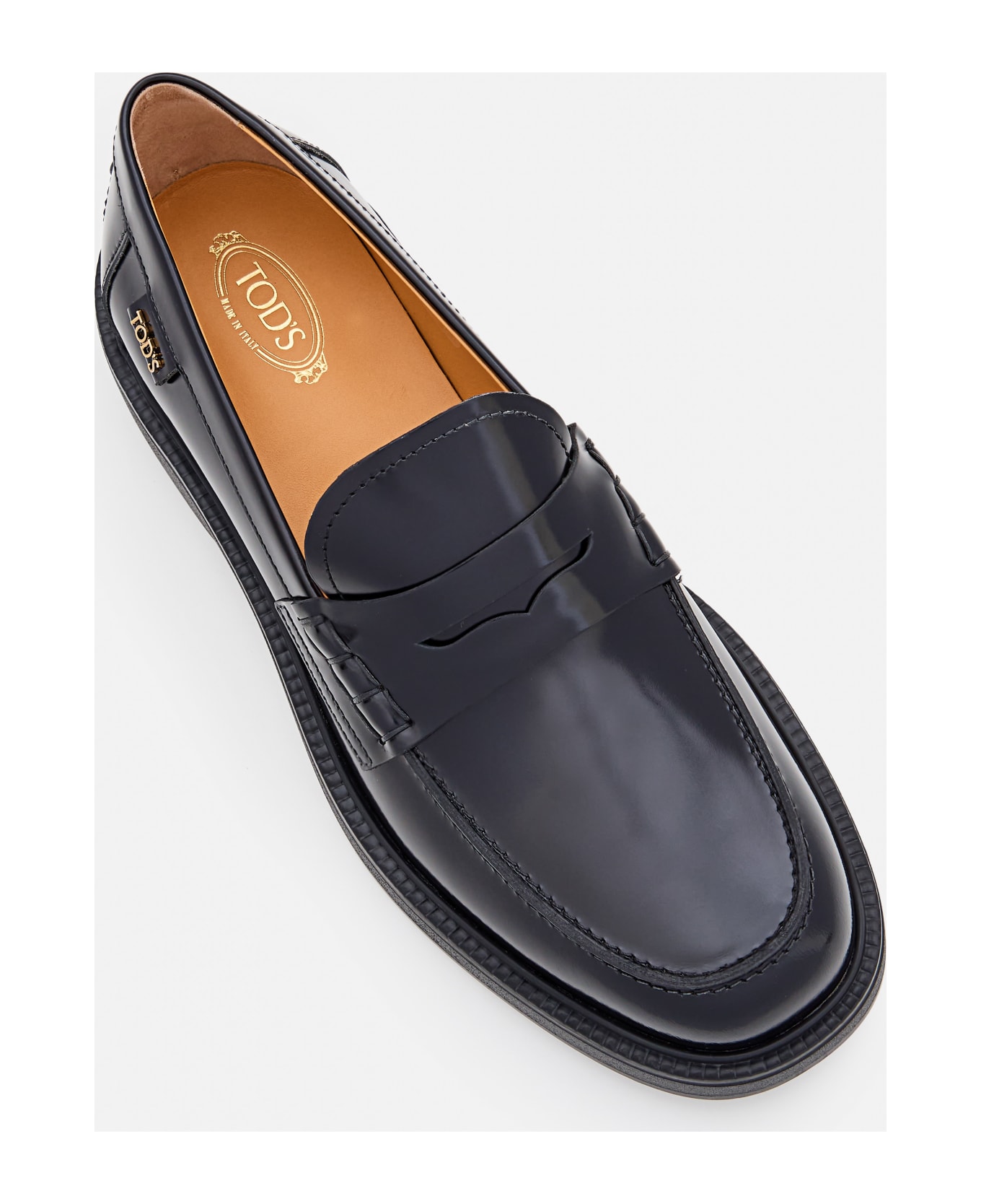 Tod
s Leather Loafers - Black