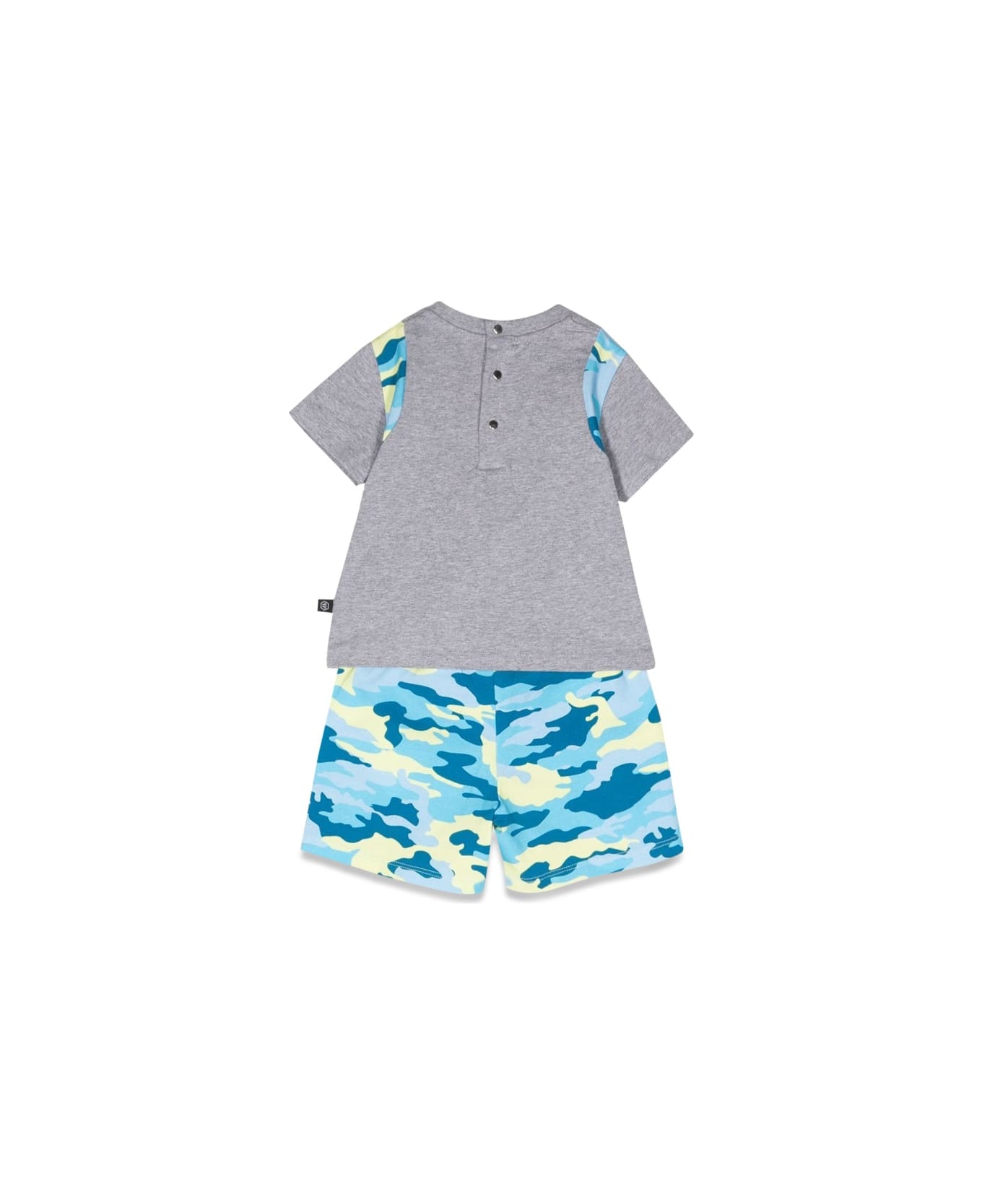 Philipp Plein Camou T-shirt And Shorts Set - MULTICOLOUR