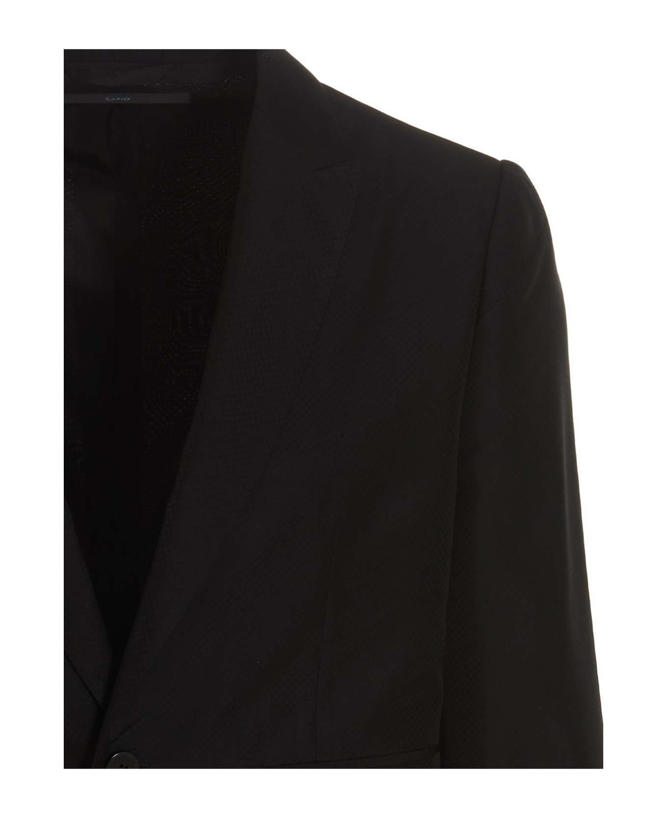 Sapio 'jacquard' Blazer Jacket - Black  