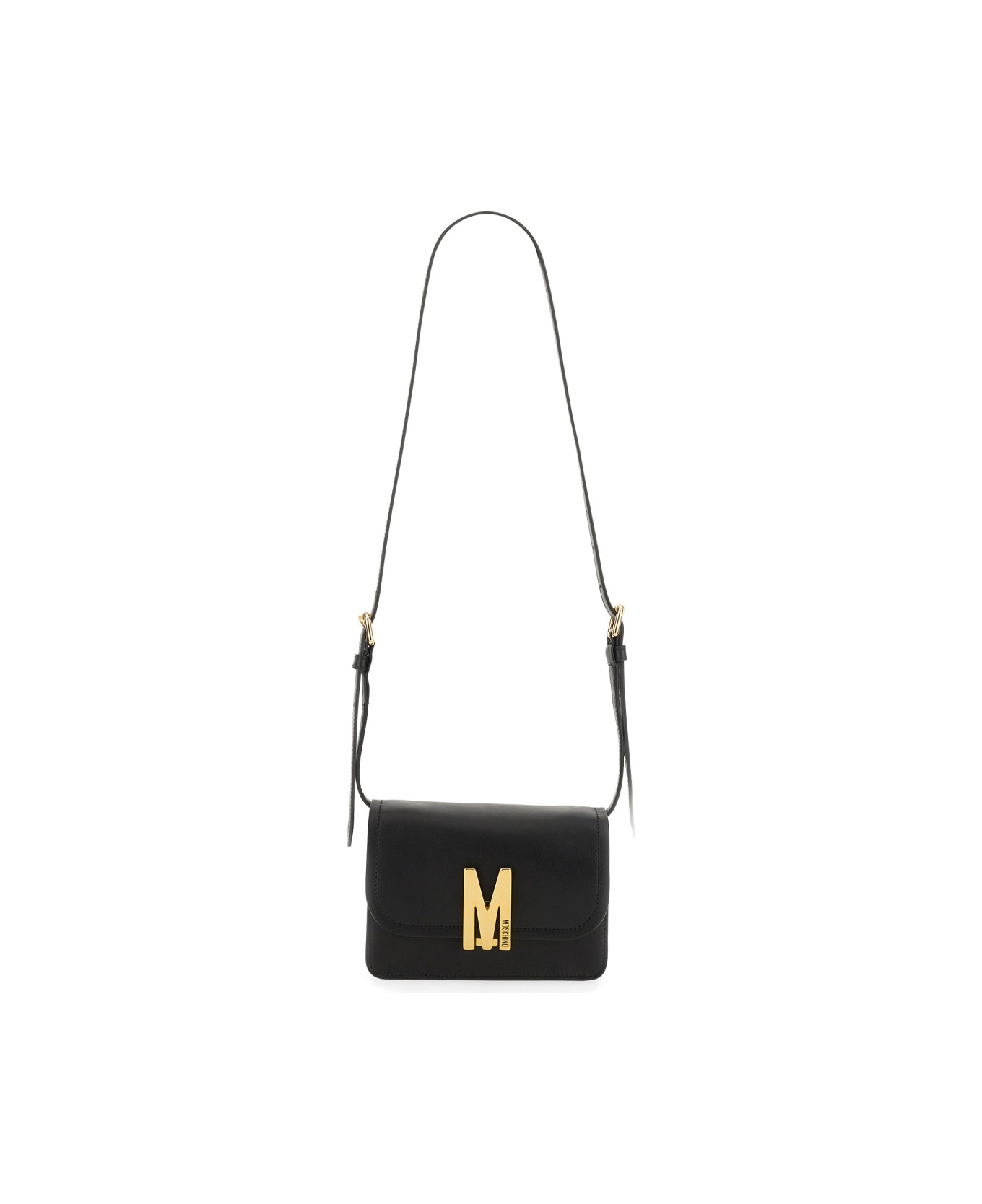 Moschino Bag With Logo - BLACK ショルダーバッグ