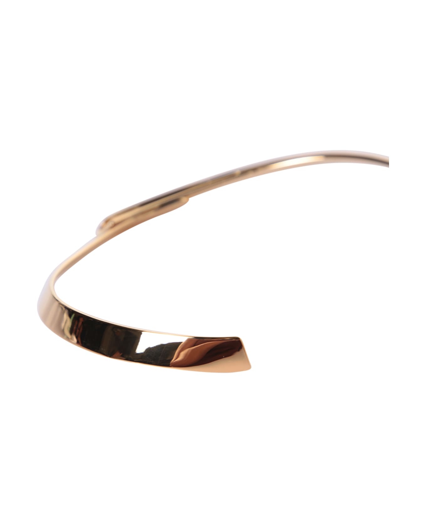 Jacquemus Polished Bangle - Light Gold