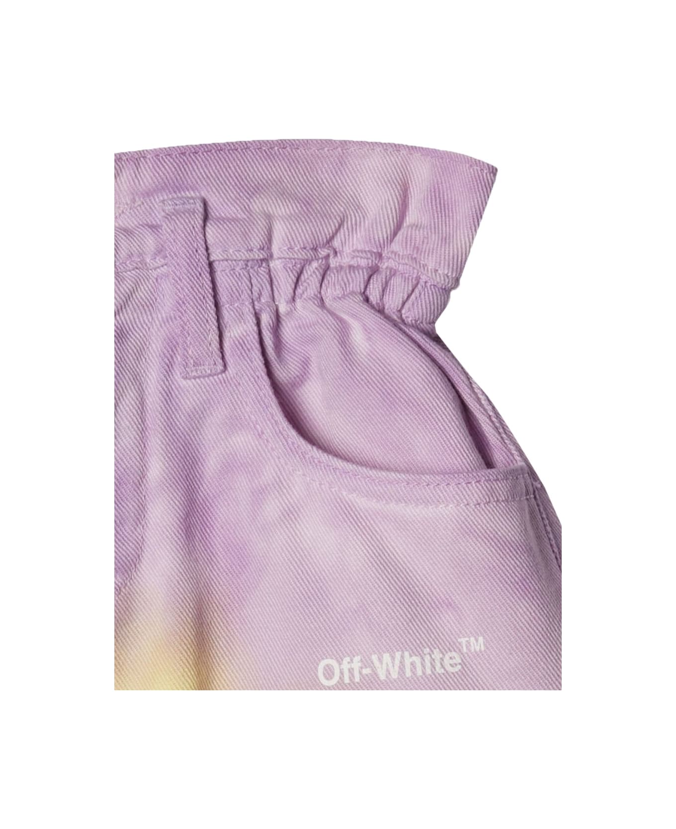 Off-White Helvetica Sprayed Shorts - MULTICOLOUR
