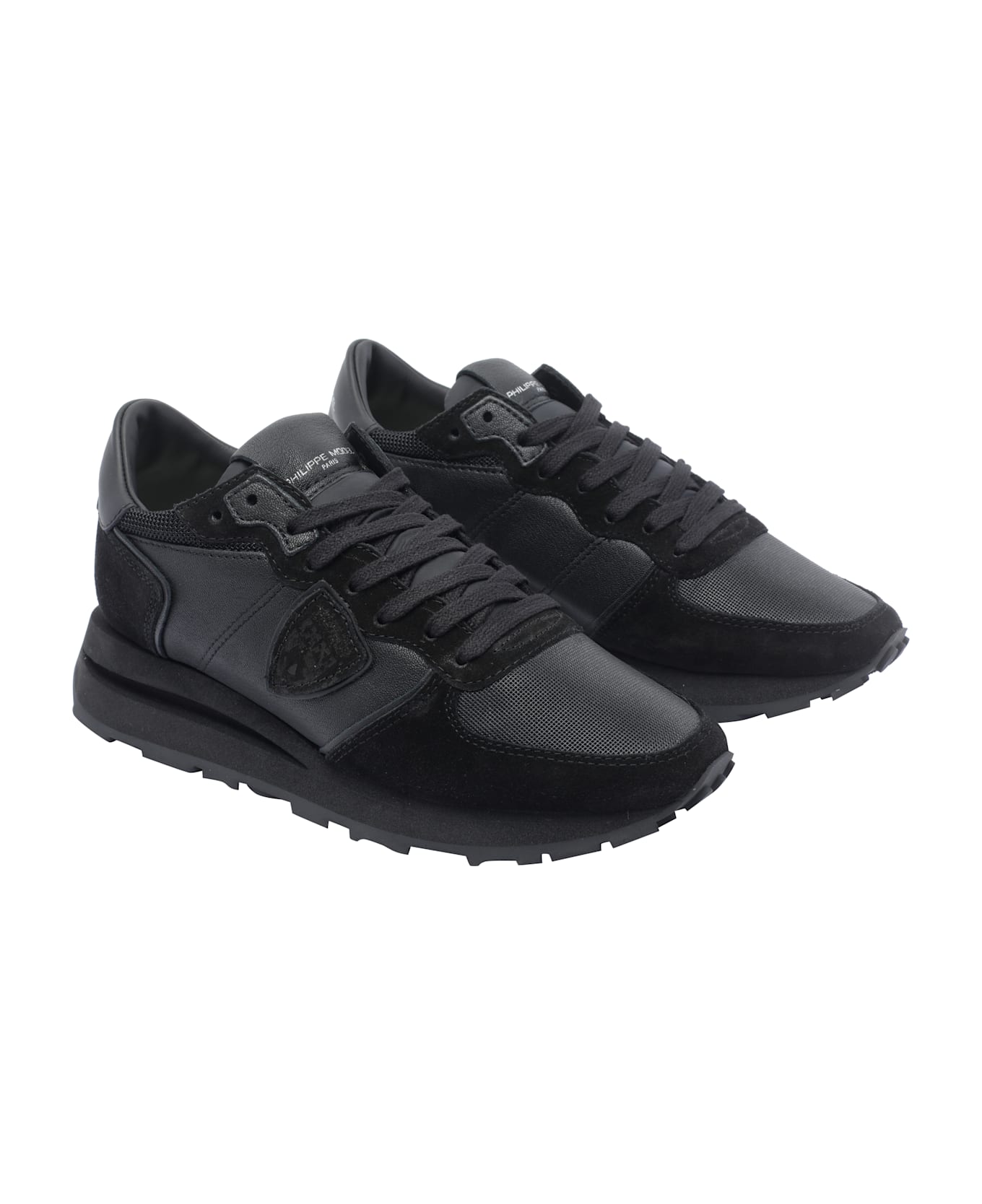 Philippe Model Tropez Haute Sneakers - Black
