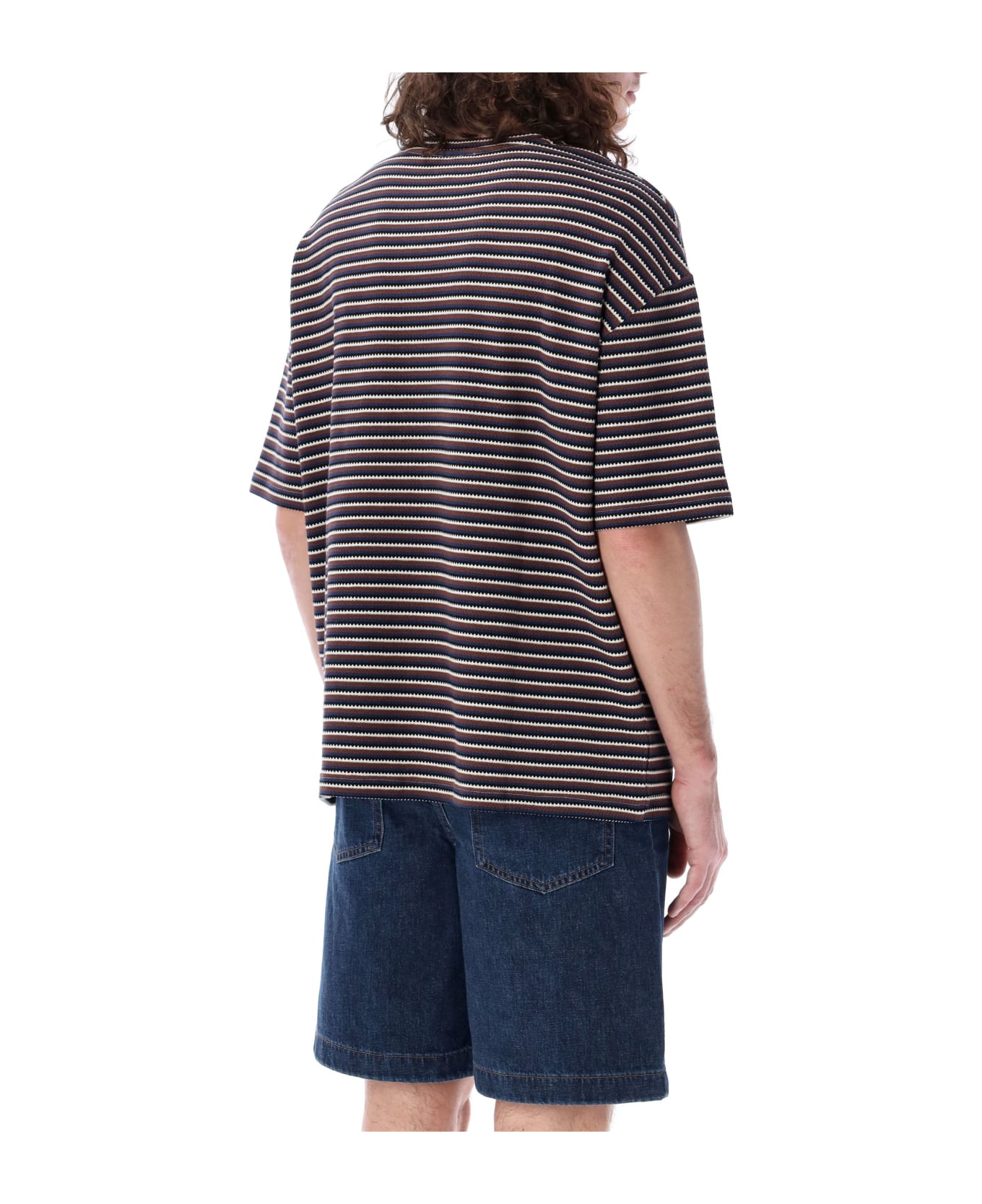 A.P.C. Bahia T-shirt - BROWN STRIPES