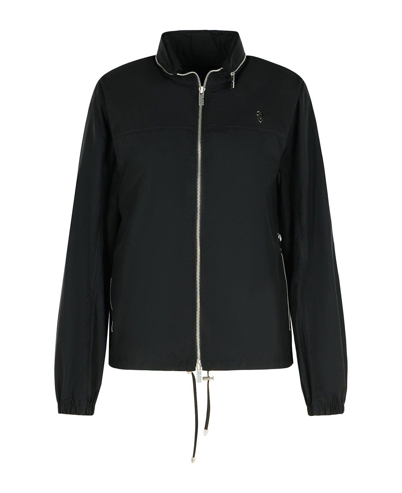 Burberry Black Cotton Blend Jacket - Black