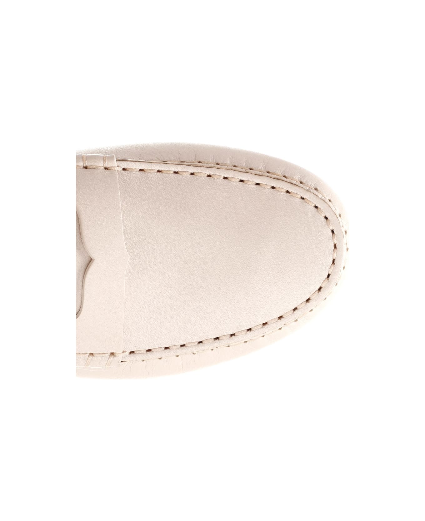 Tod's Ivory Gommino Loafer - WHITE