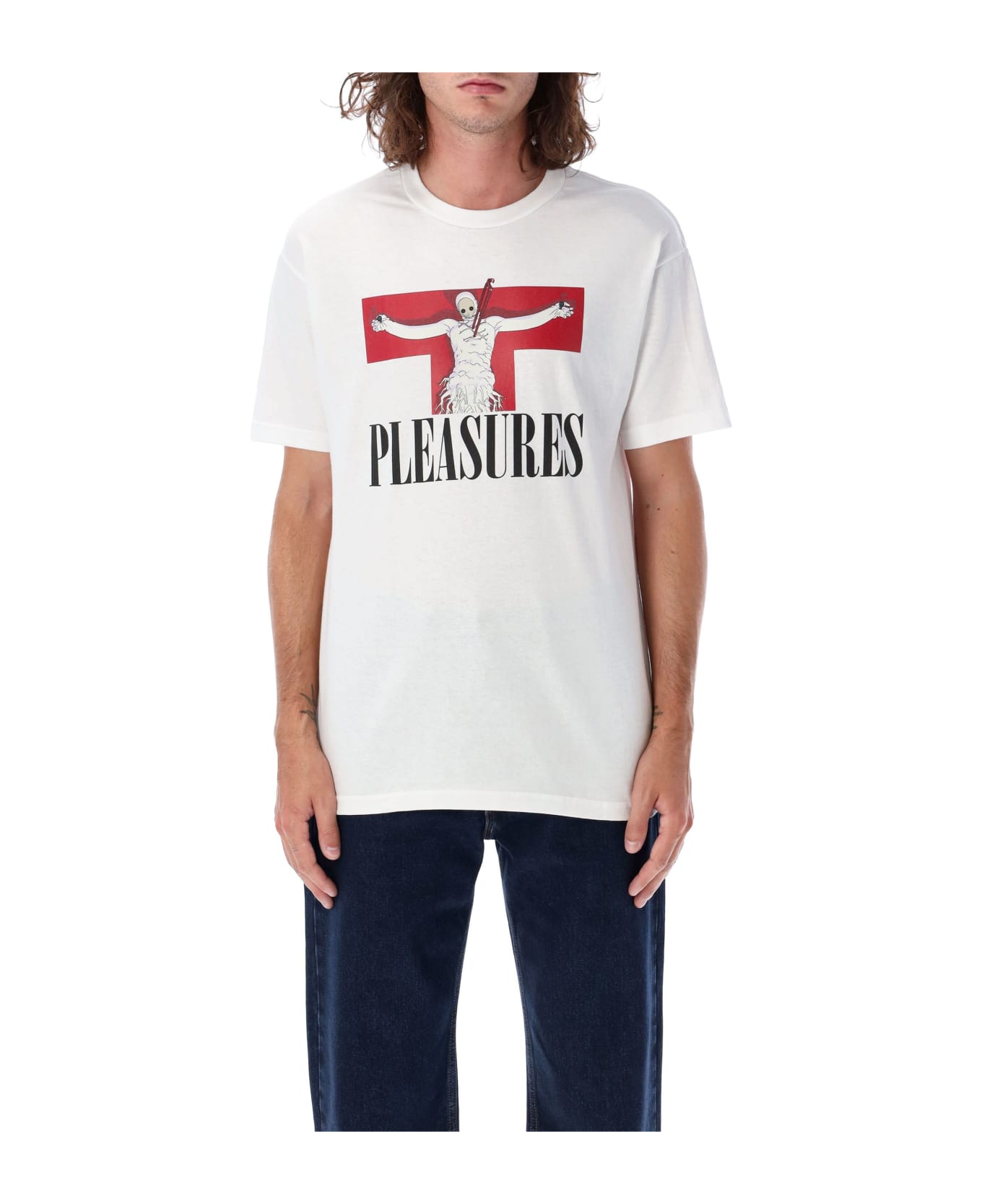 Pleasures Evangelion Llilith T-shirt - WHITE