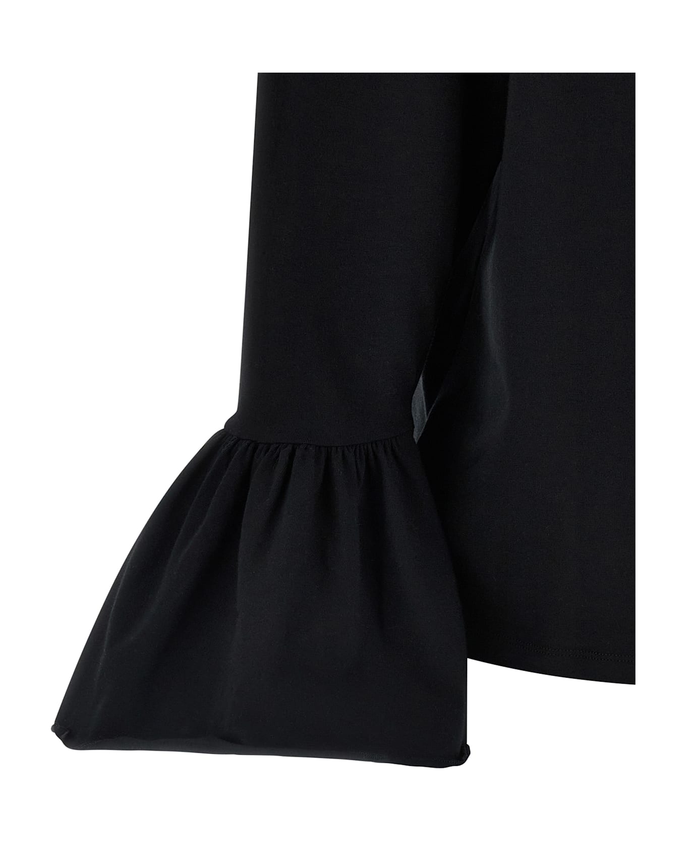 Sleeper 
ruffled
 T-shirt - Black  