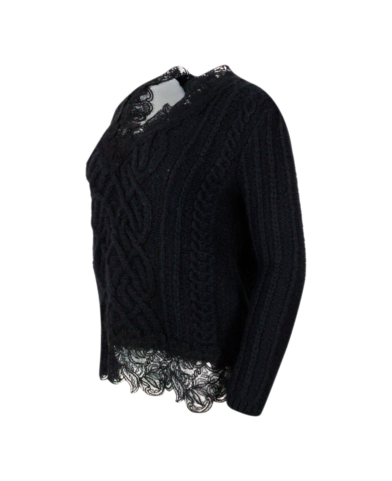 Ermanno Scervino Sweater - Black