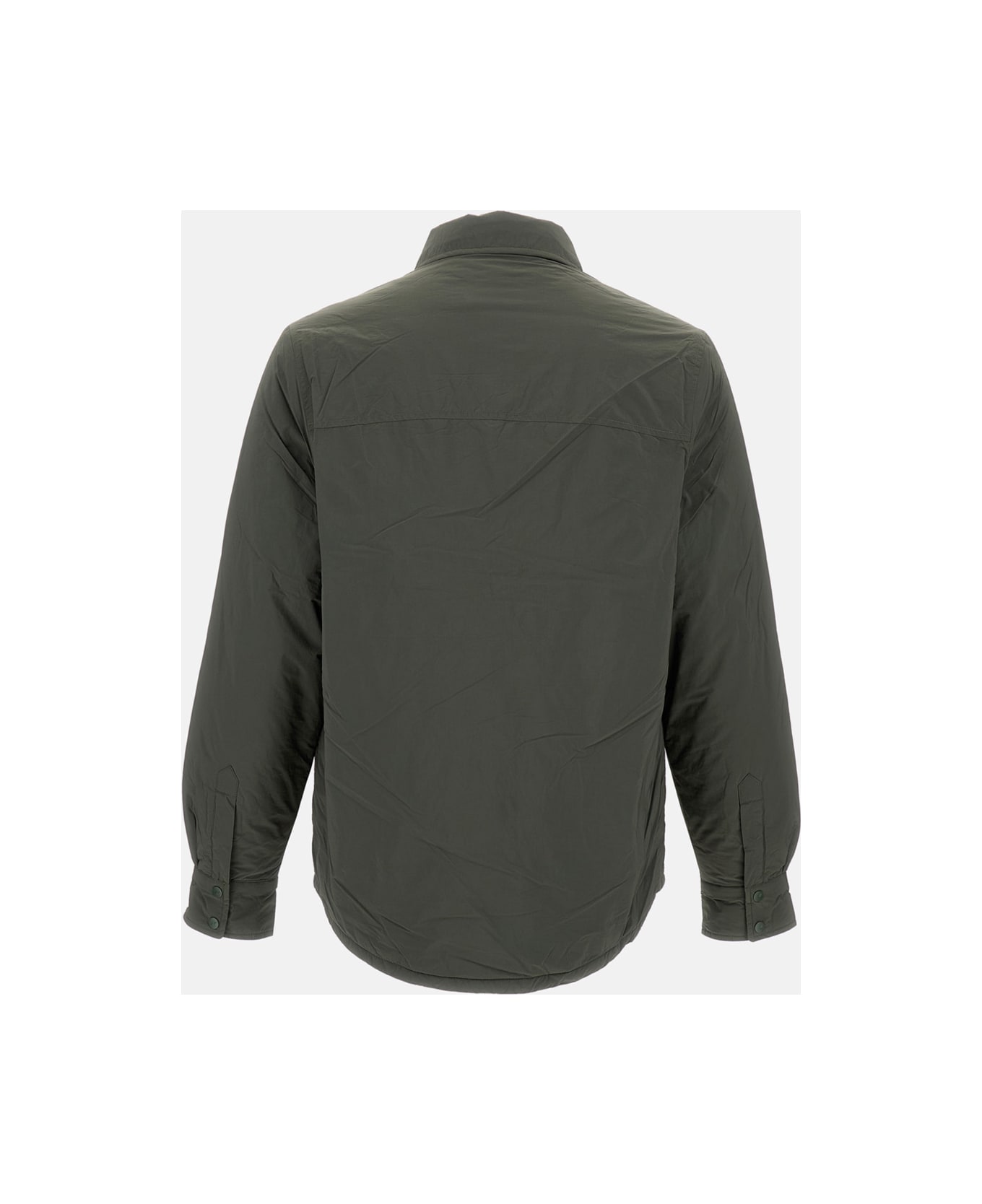 K-Way Umbert Plain Warm Jacket - GREEN BLACKISH