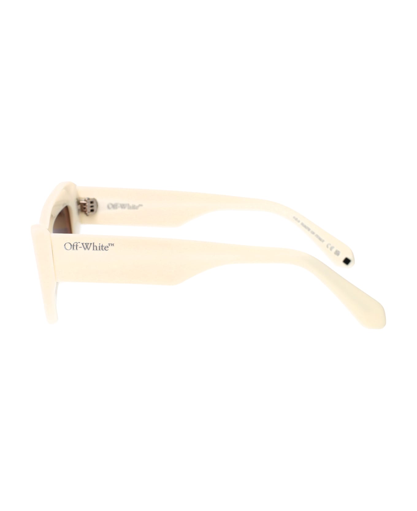 Off-White Aurora Sunglasses - WHITE BROWN