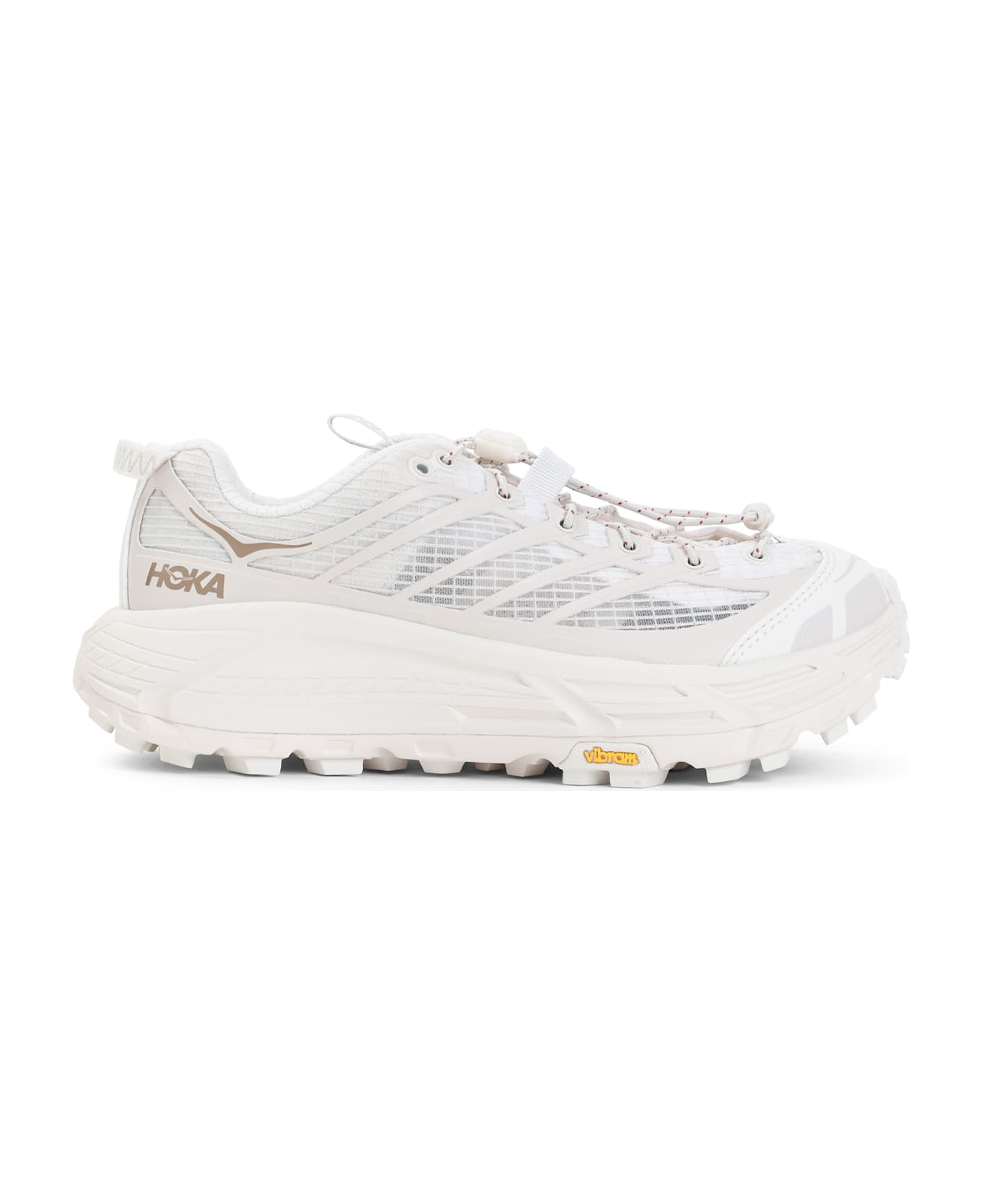 Hoka Mafate Three 2 Grid Sneakers - Rcc Rose Cream Stucco