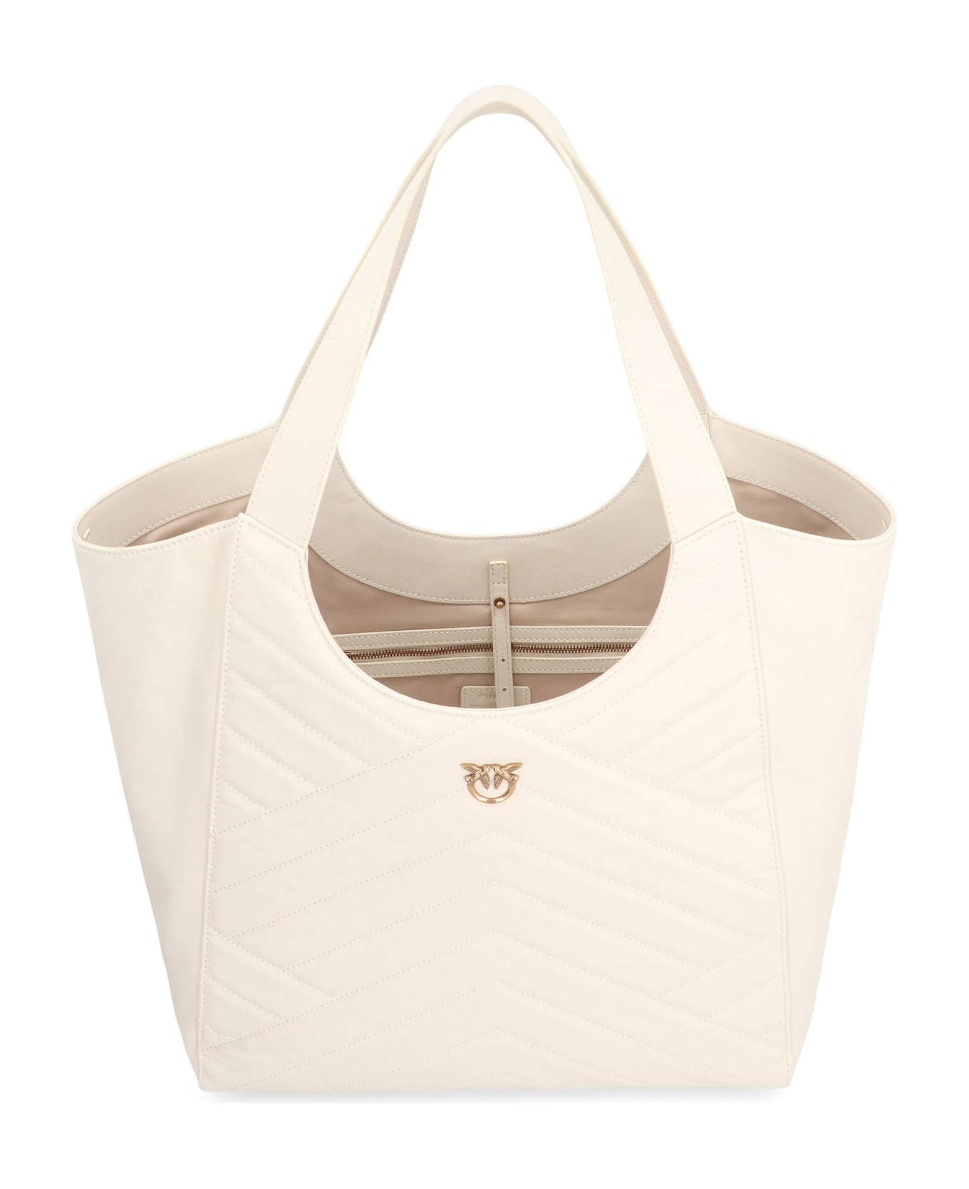Pinko Puzzle Tote Bag - White