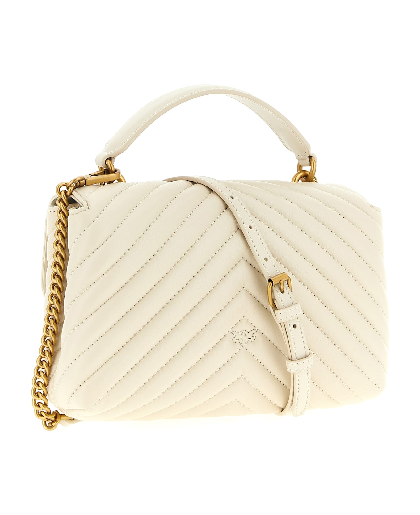 Pinko 'mini Lady Love Puff' Handbag - White