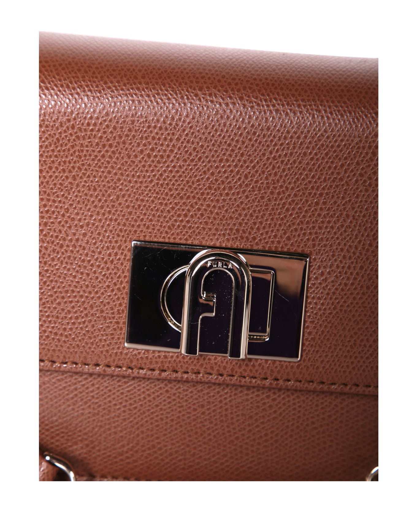 Furla 1927 Cognac Shoulder Bag - Brown ショルダーバッグ
