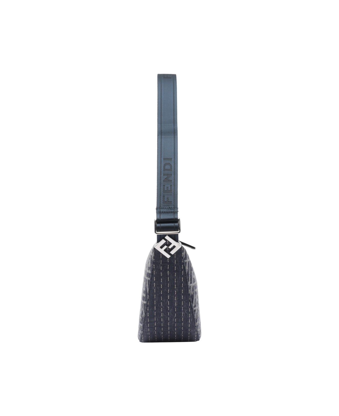 Fendi Small Melon Ff Bag - Grey