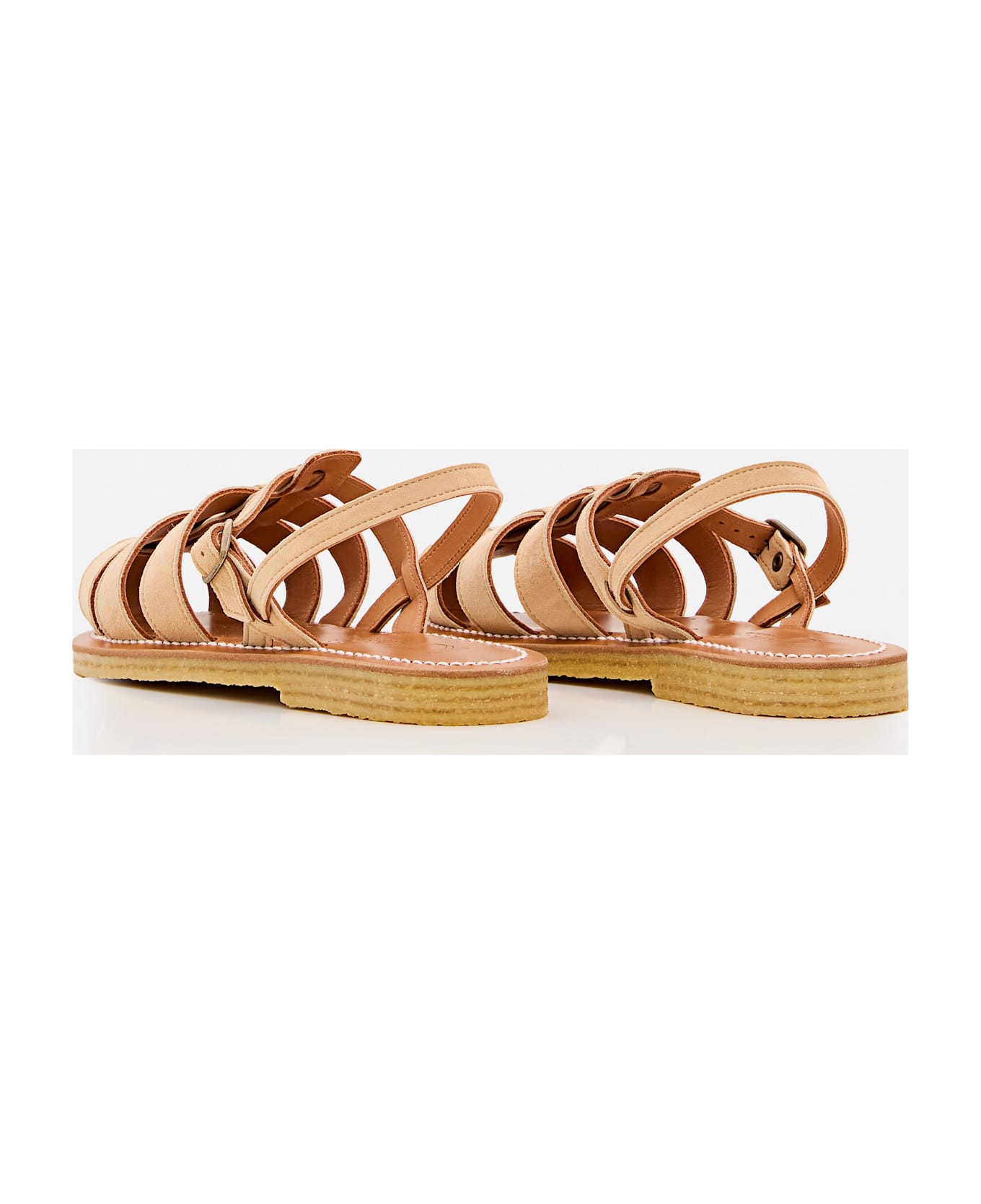 K.Jacques Lemonia Leather Sandal - Golden