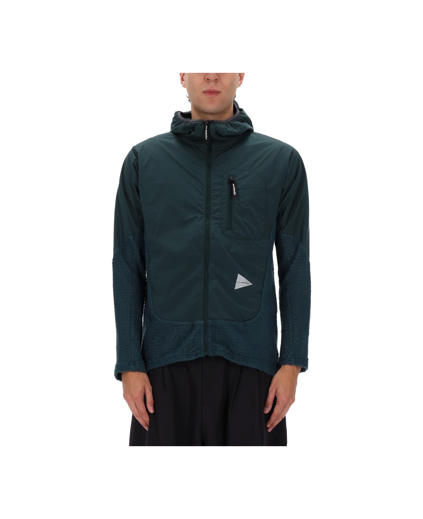 And Wander "alpha Direct" Jacket - GREEN ジャケット