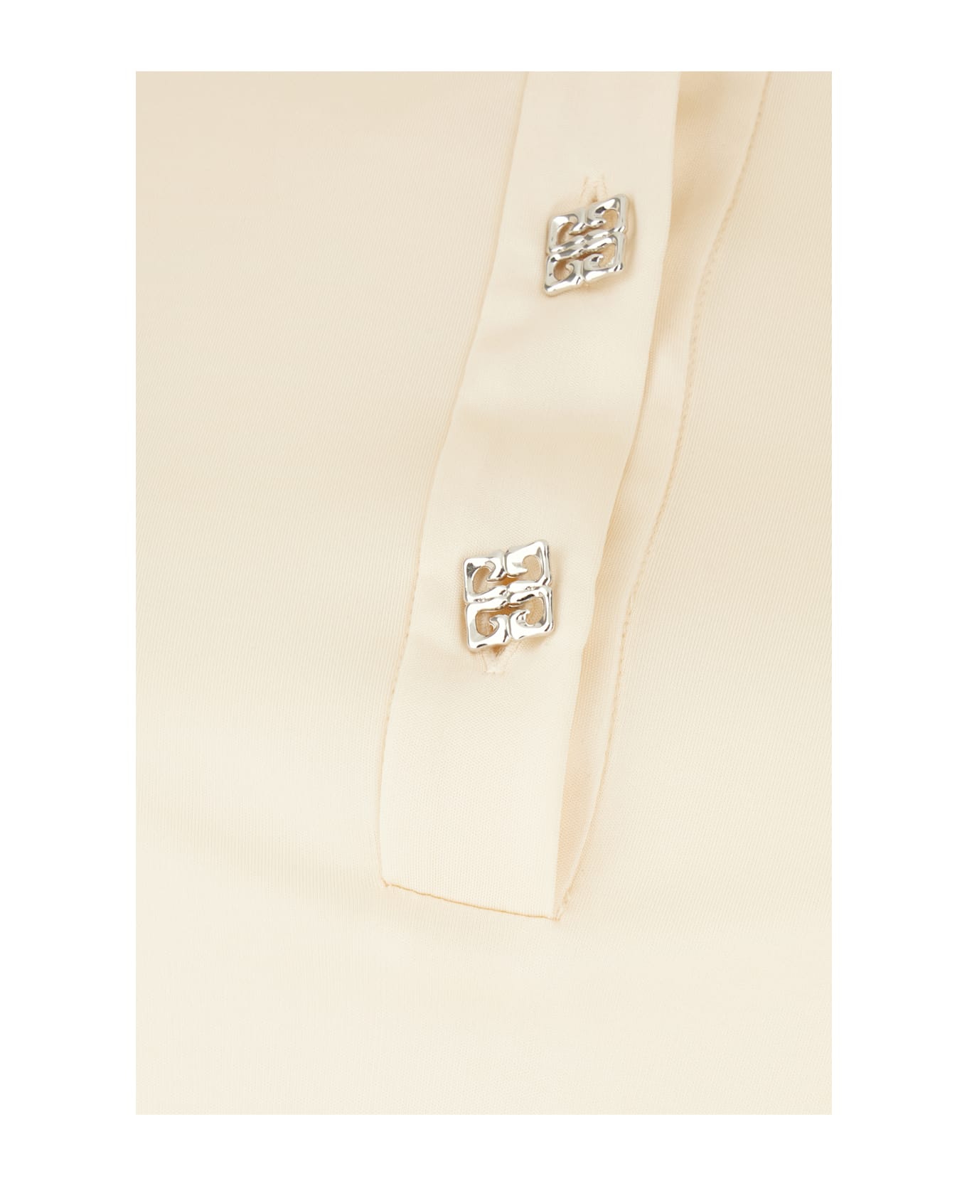 Givenchy Ivory Viscose Shirt Dress - Avorio