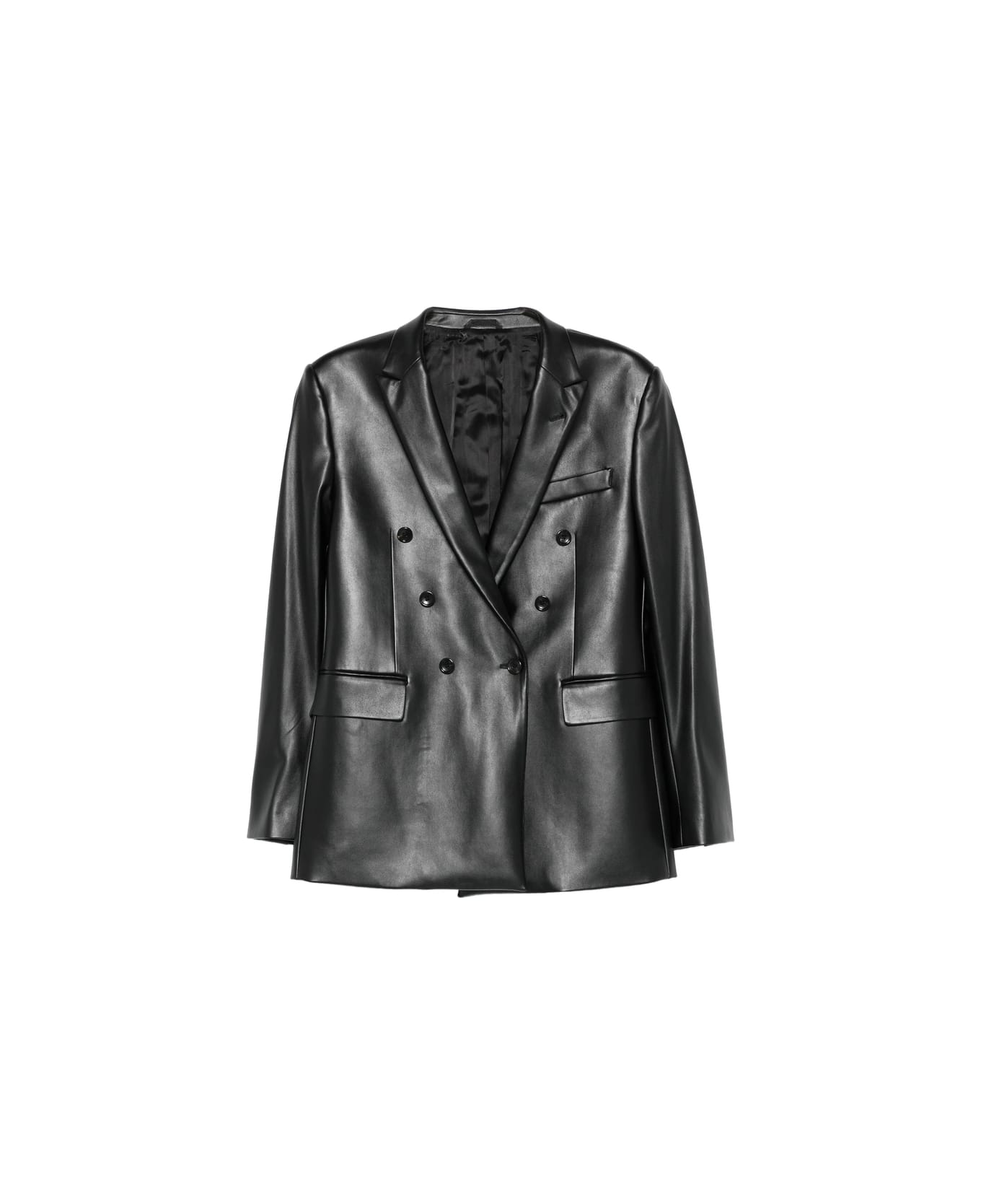 Reveres 1949 Leather Jacket - BLACK