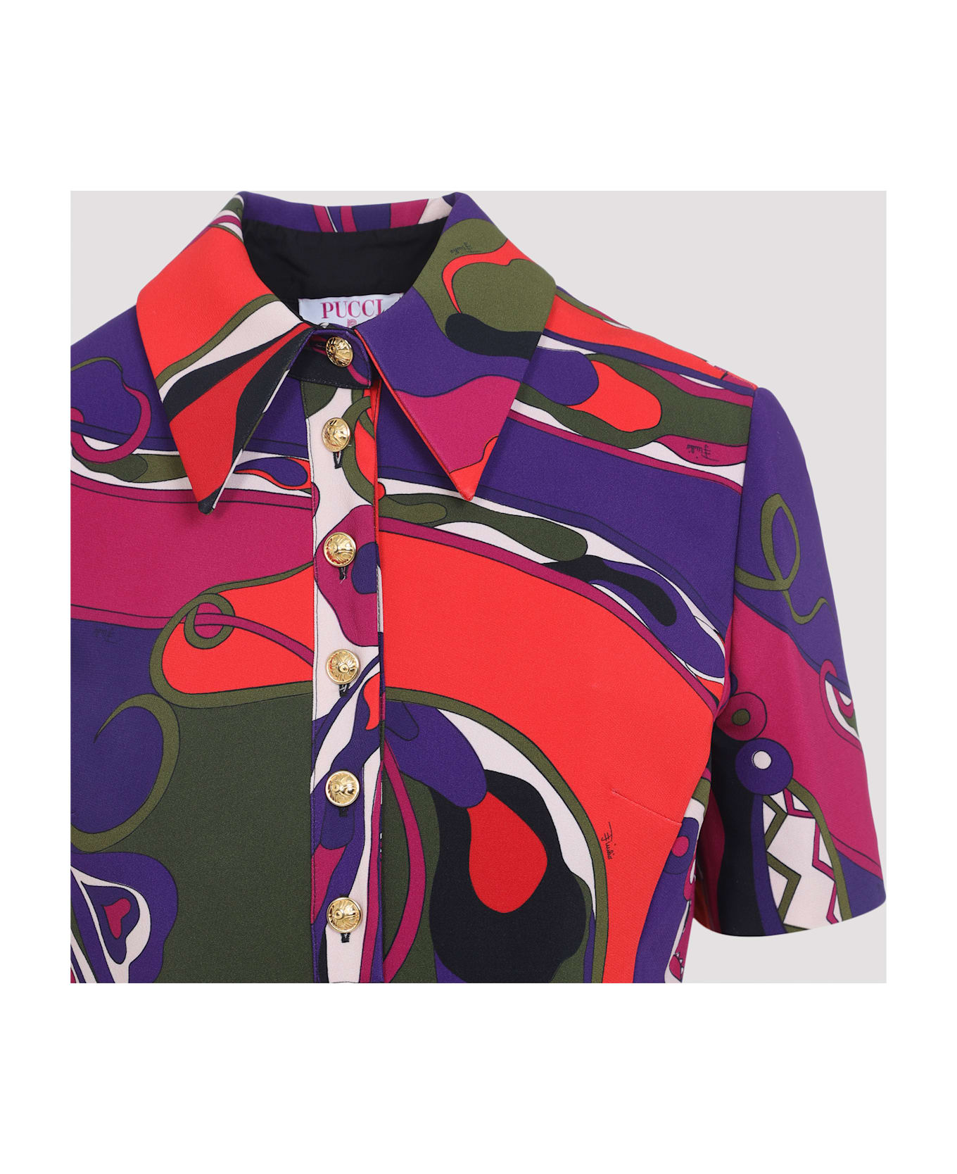 Pucci Viscose Mini Dress - Multicolor ワンピース＆ドレス