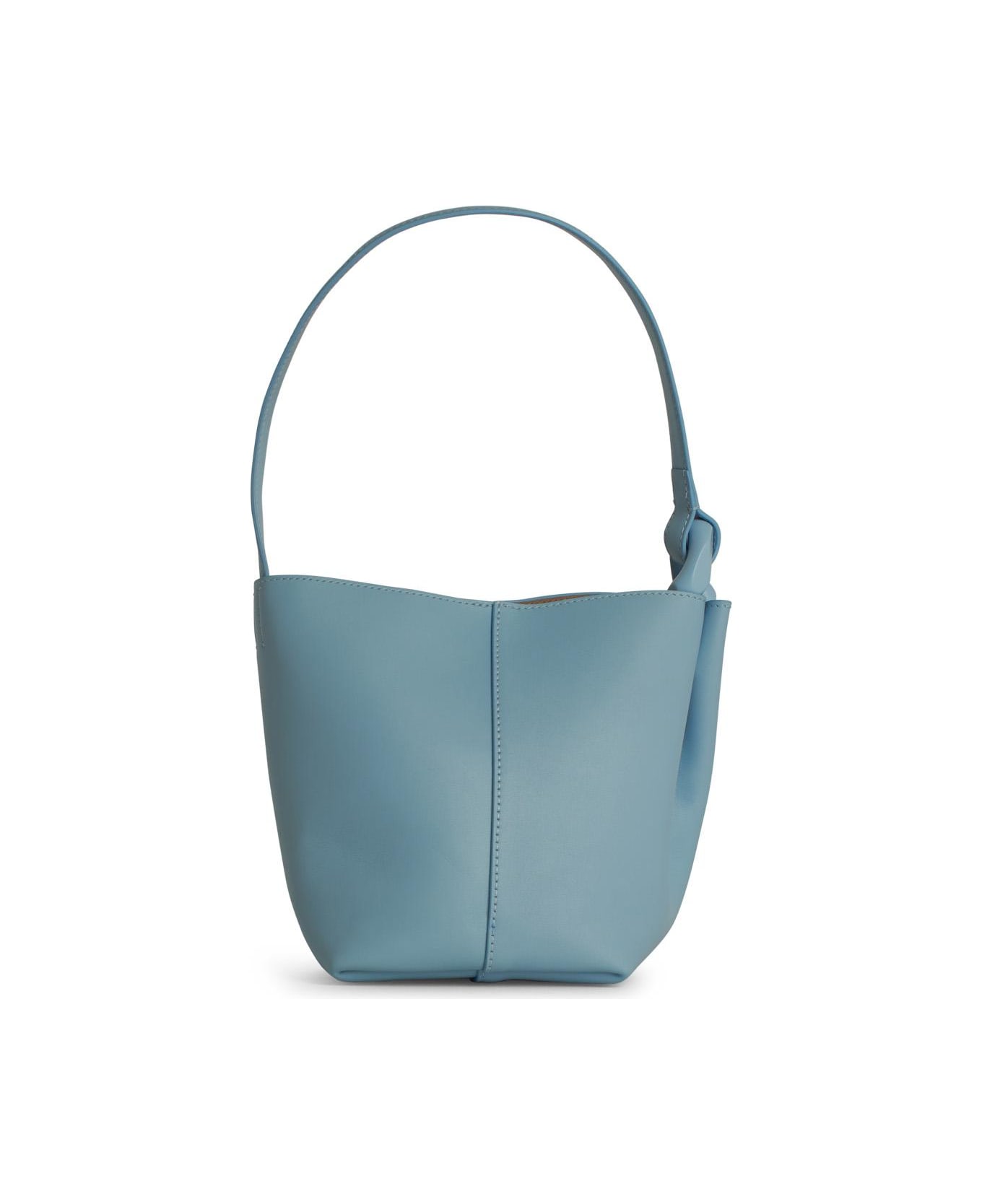 J.W. Anderson 
corner
 Bucket Bag In Light Blue Leather