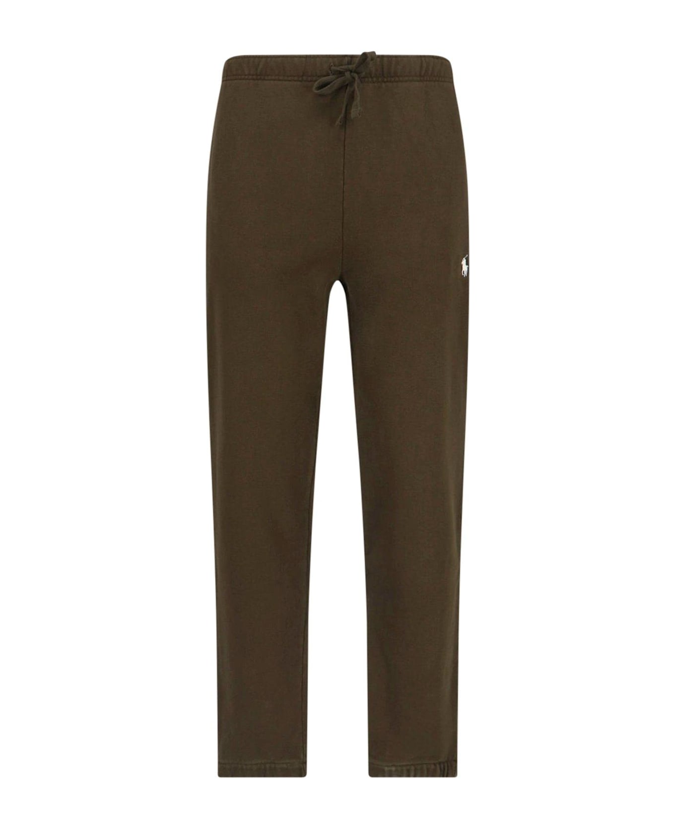 Ralph Lauren Loopback Fleece Sweatpants - DARK LODEN