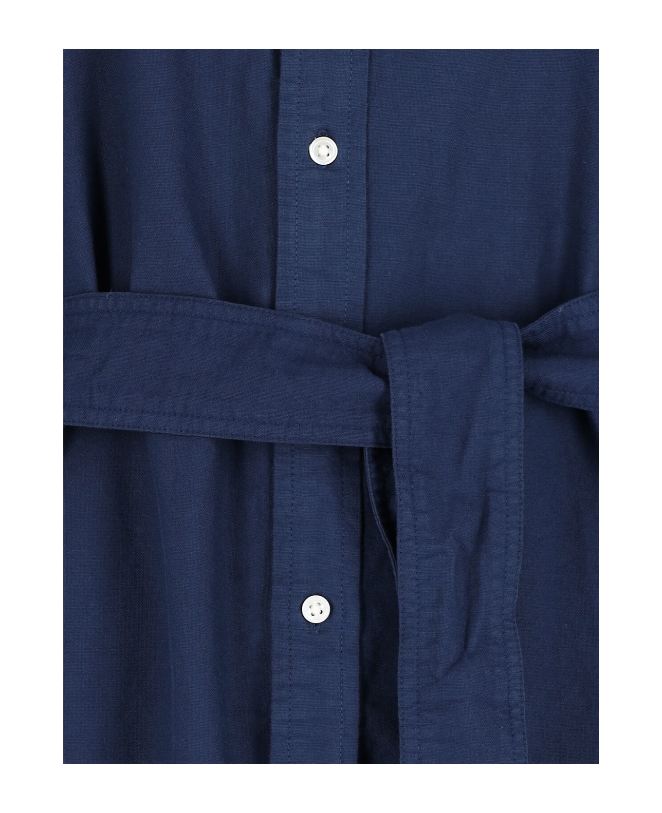 Polo Ralph Lauren Chemisier Midi Dress - Blue
