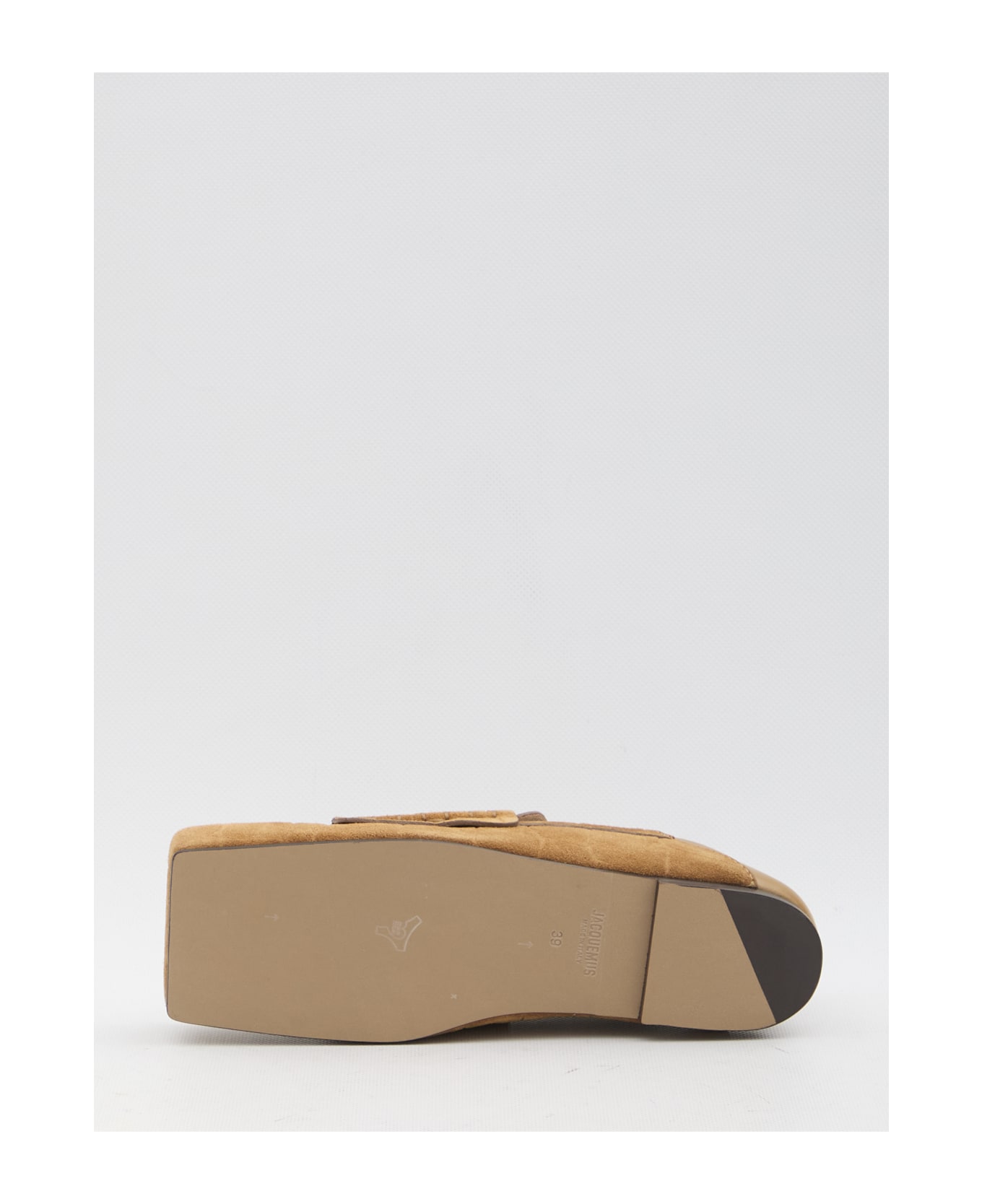 Jacquemus Carré Loafers - BEIGE
