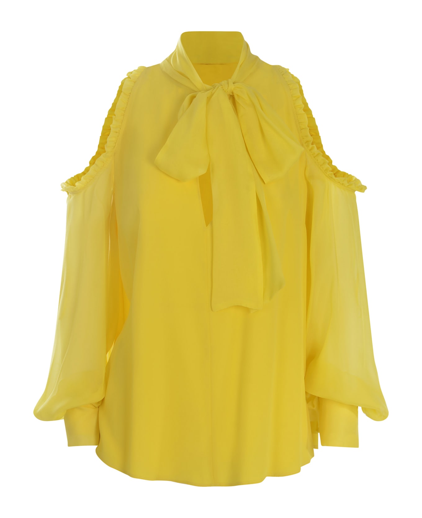 Pinko Blouse With Bare Shoulders - Giallo ブラウス