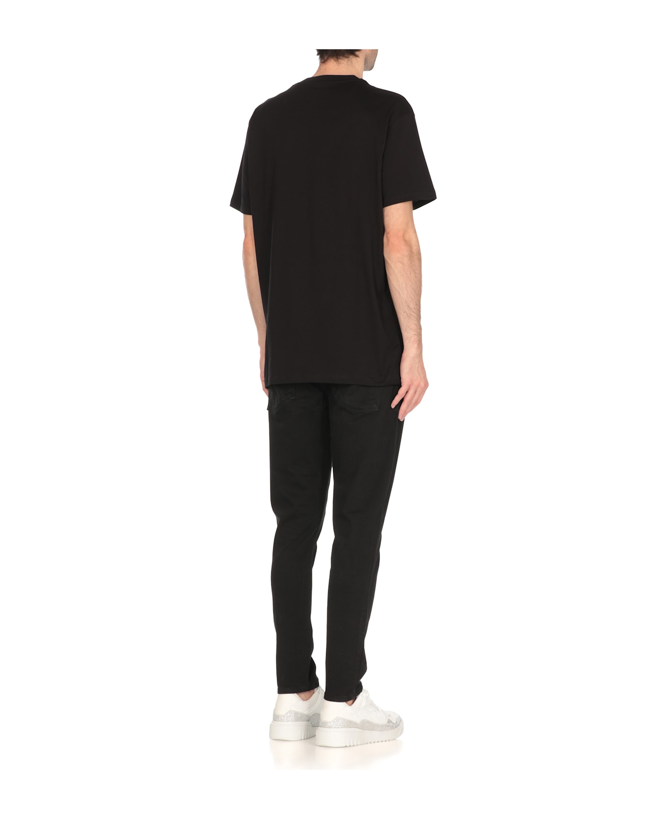 Philipp Plein Neck Ss T-shirt - Black
