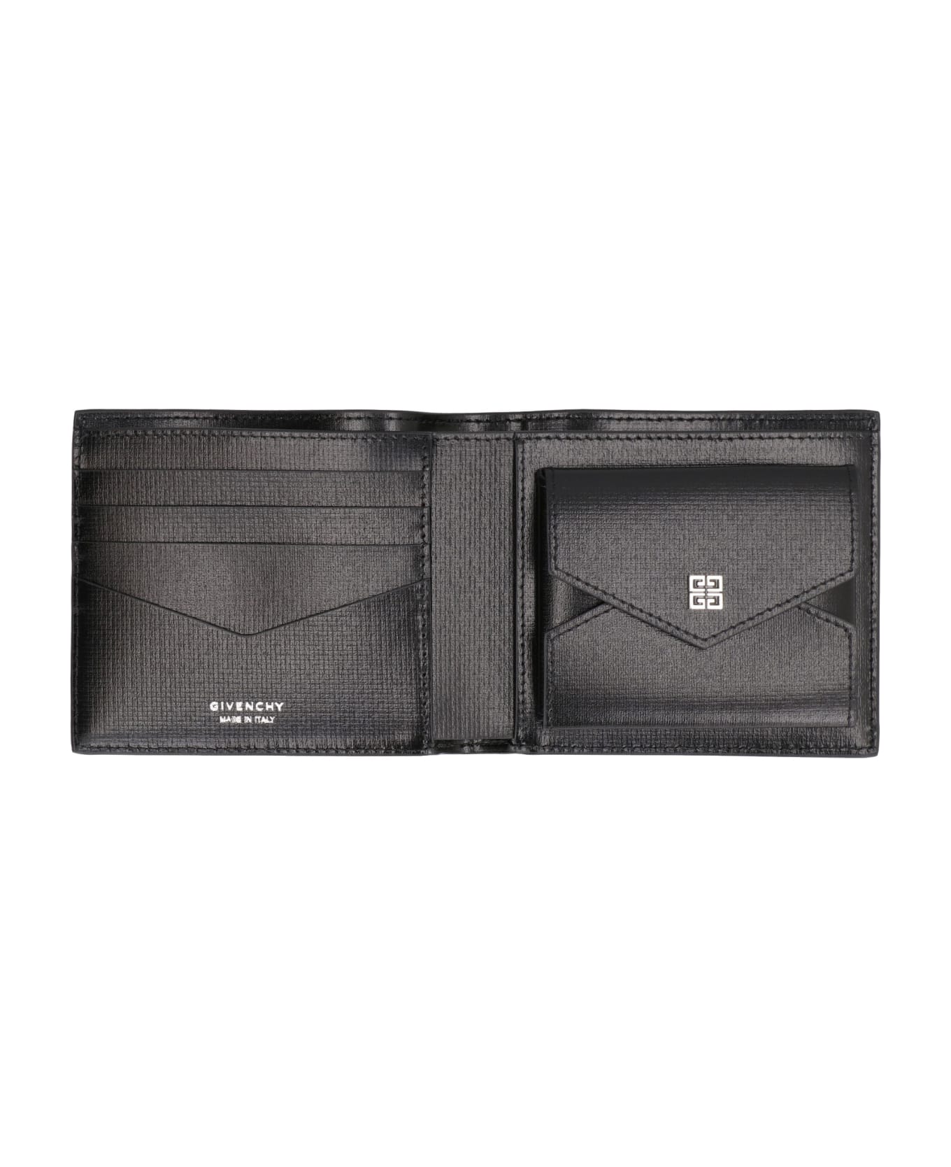 Givenchy Logo Leather Wallet - black 財布