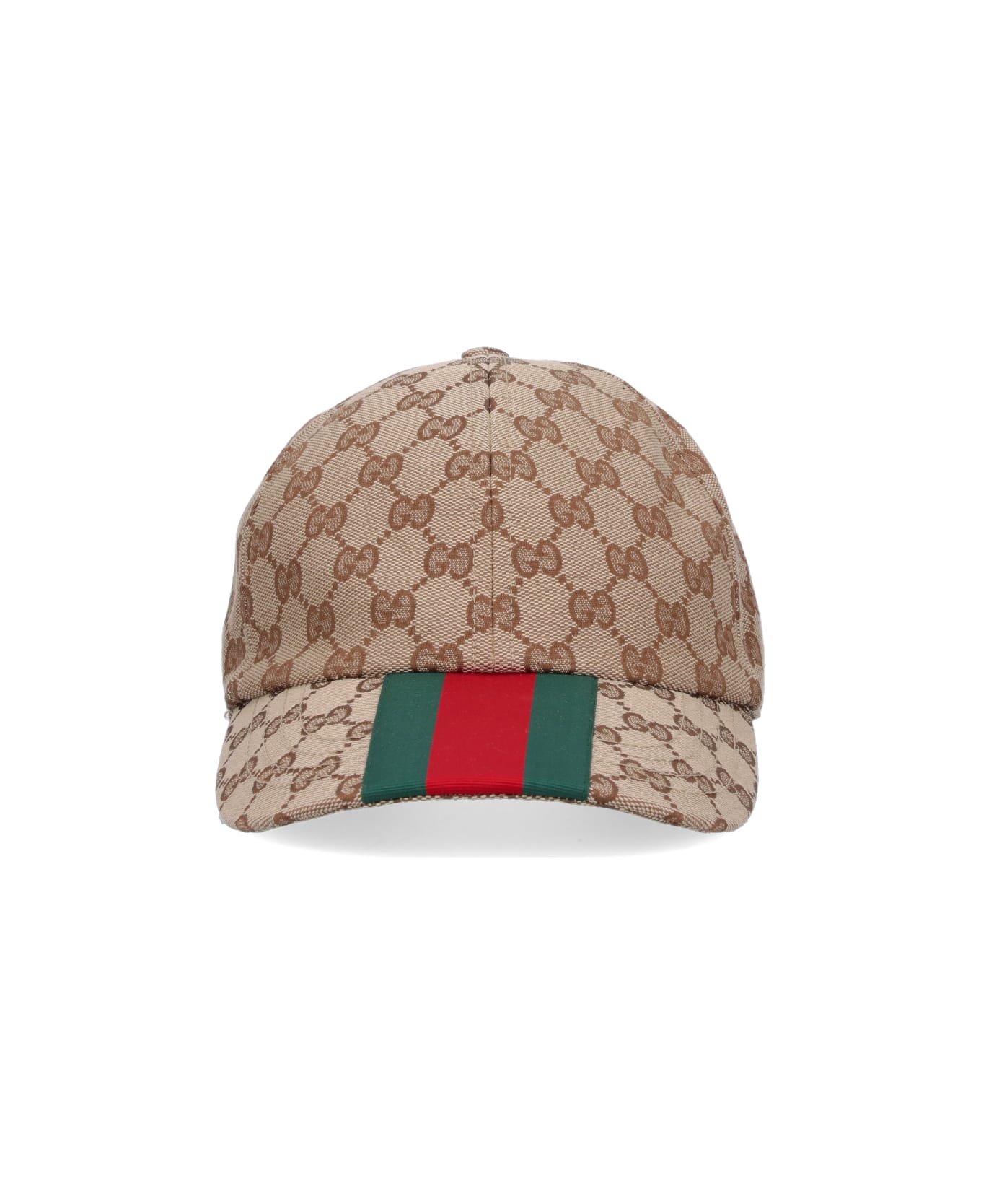 Gucci Logo Baseball Cap - Crema Ebony