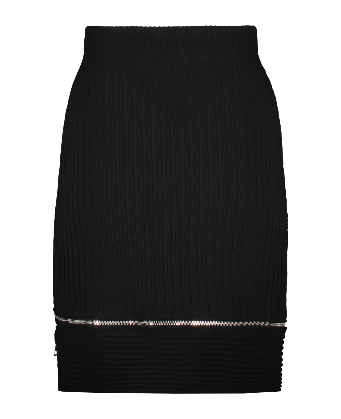 ANDREĀDAMO Knitted Mini Skirt - black