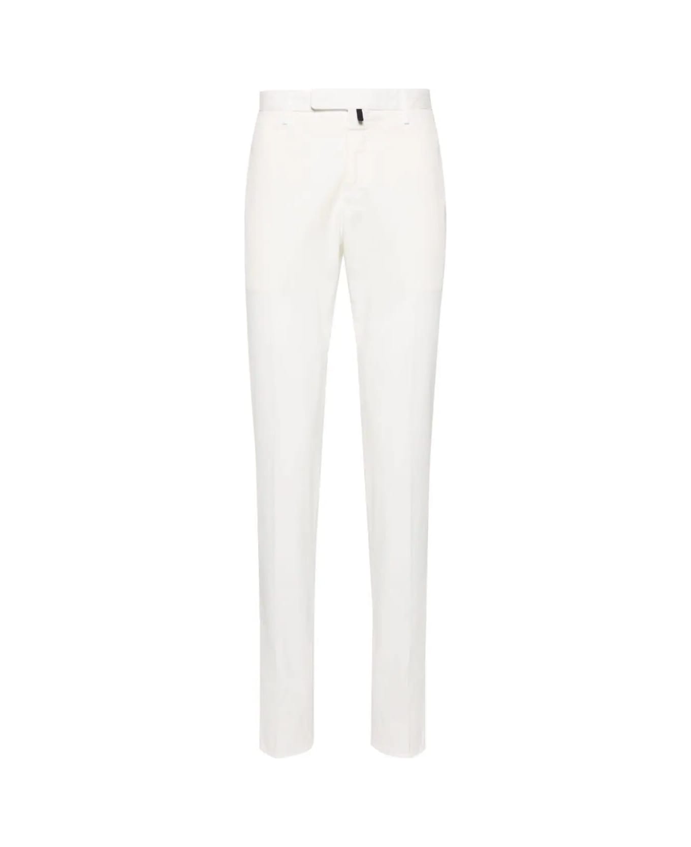 Incotex Model 30 Slim Fit Trousers - Natural White