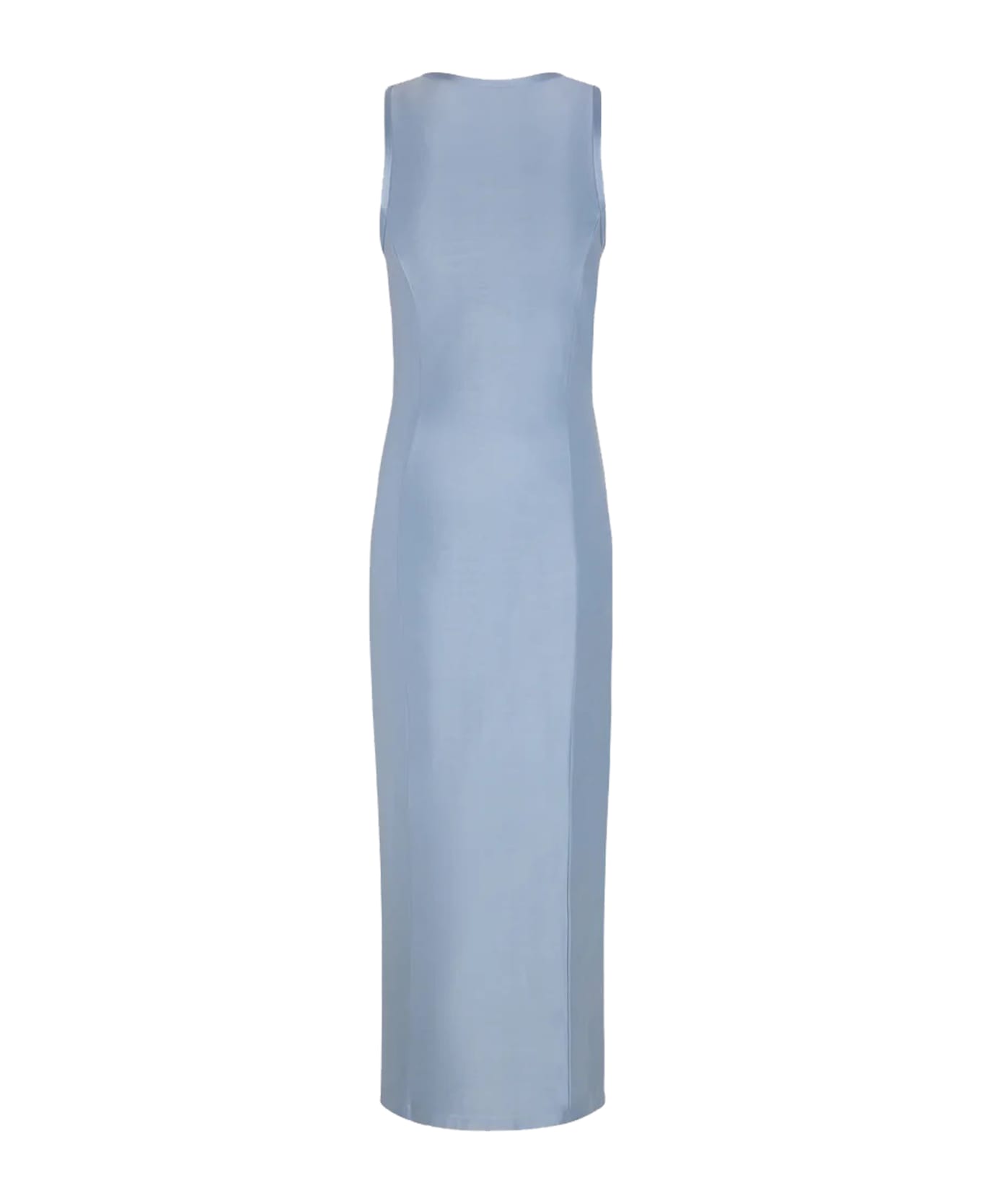 Paco Rabanne Button-sided Slim Tank Dress - Faded Blue