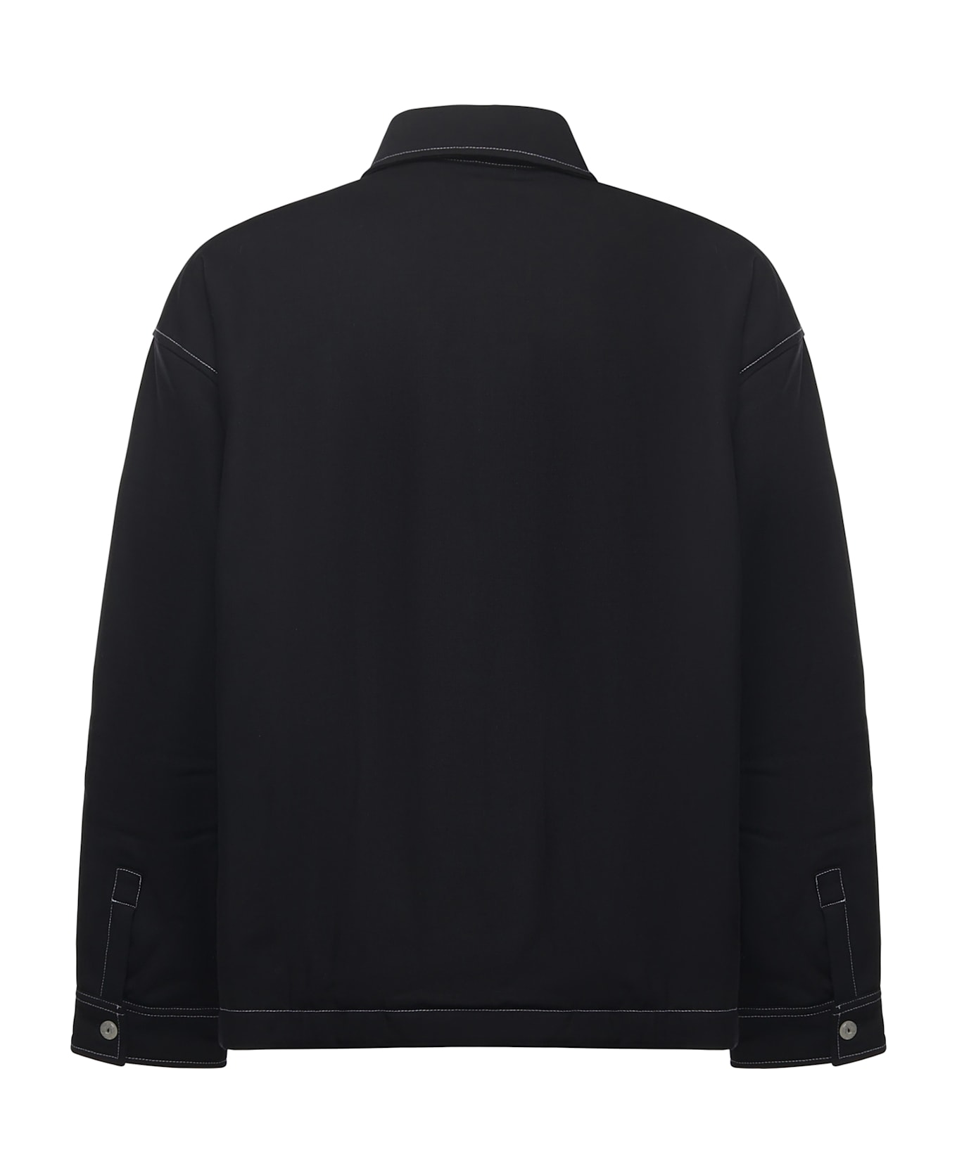 Bonsai Overshirt With Chest Pocket - Black