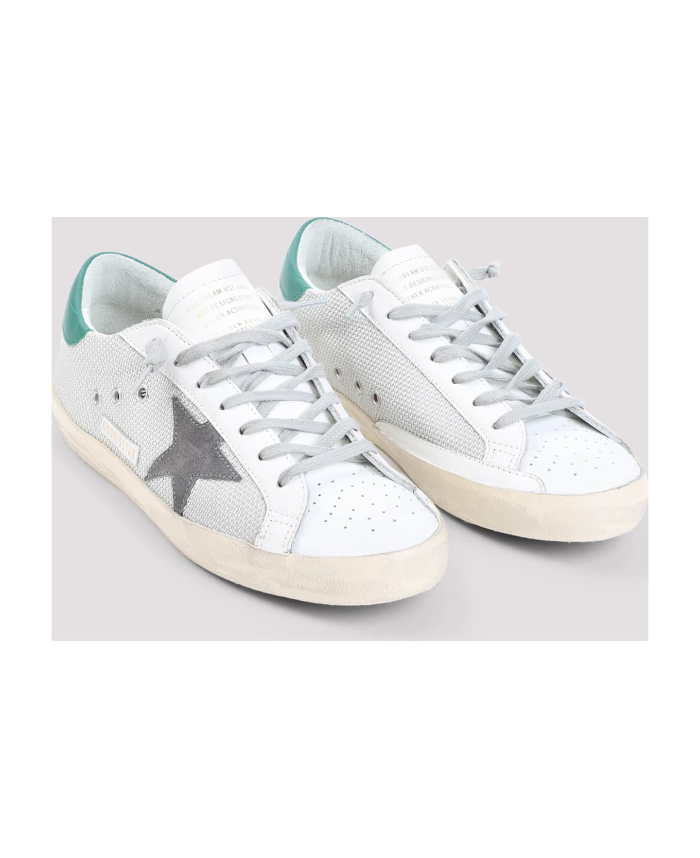 Golden Goose Superstar Sneakers - Light Silver White