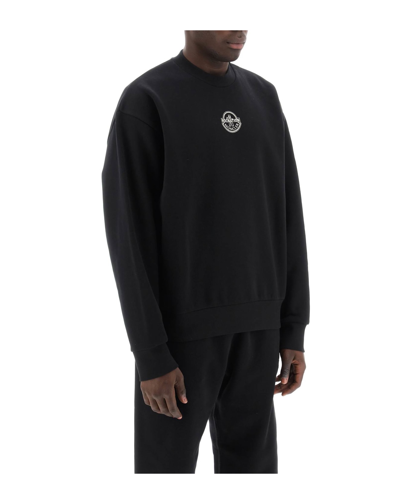 Moncler Genius Logo Sweatshirt - Black フリース