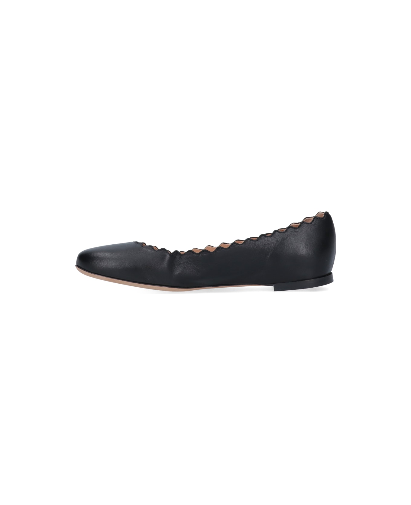 Chloé Flat Shoes Tri - Black