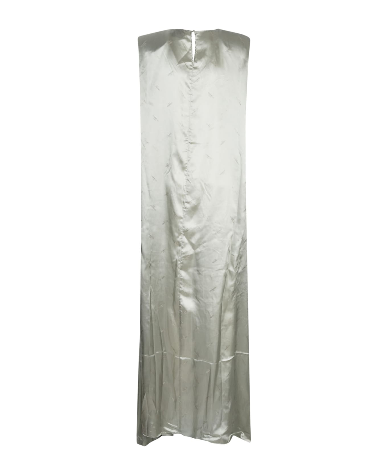VETEMENTS Long-length Oversized Dress - Grey Monogram